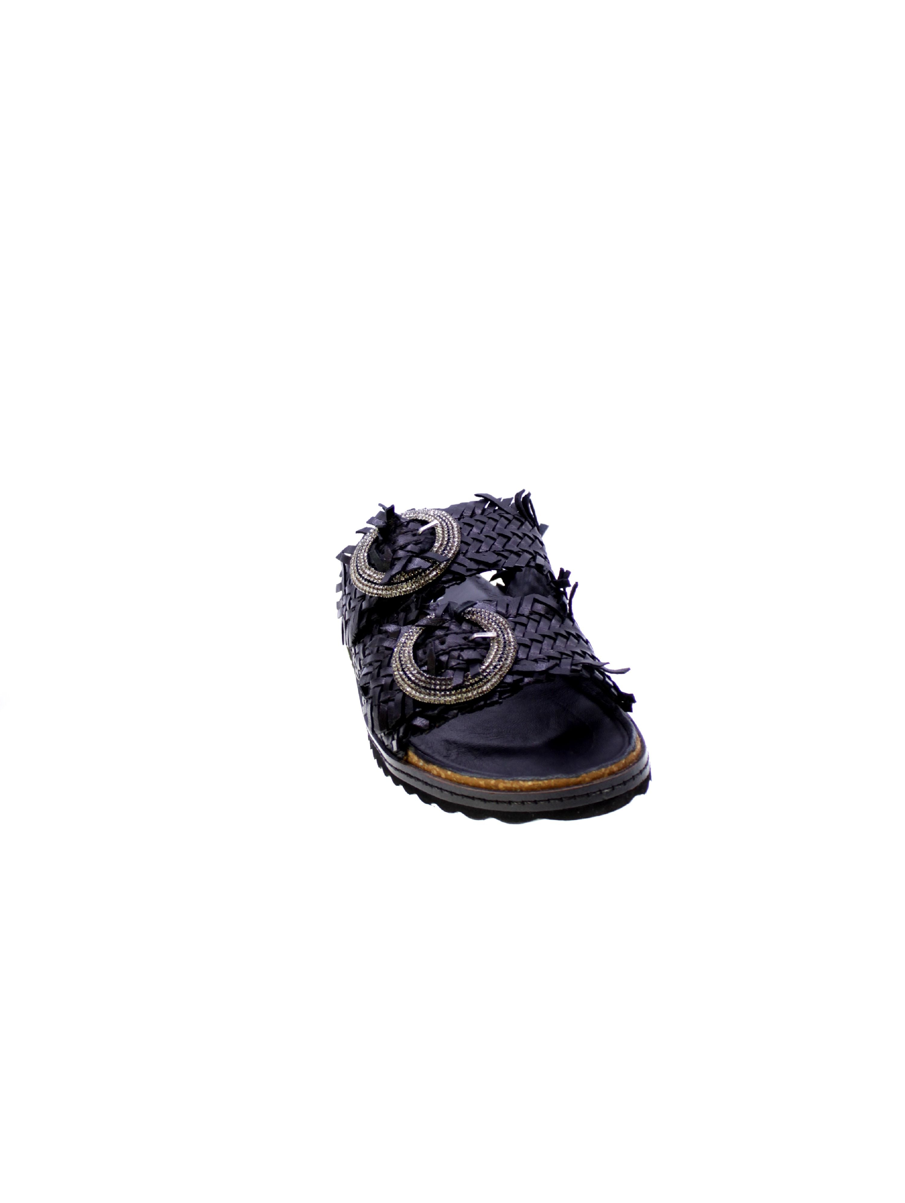 Ekp Sandalo Donna Nero 3446/welt