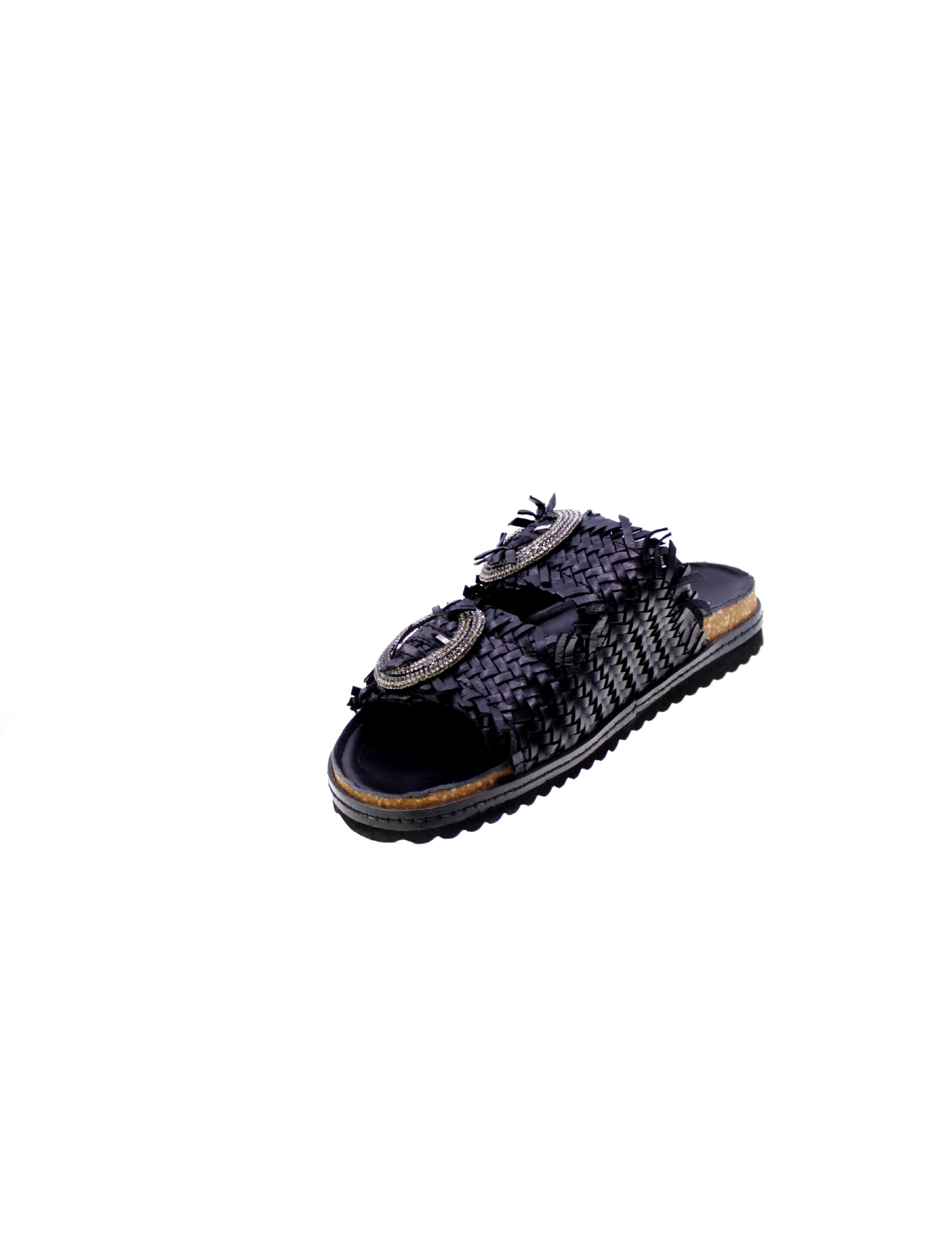 Ekp Sandalo Donna Nero 3446/welt
