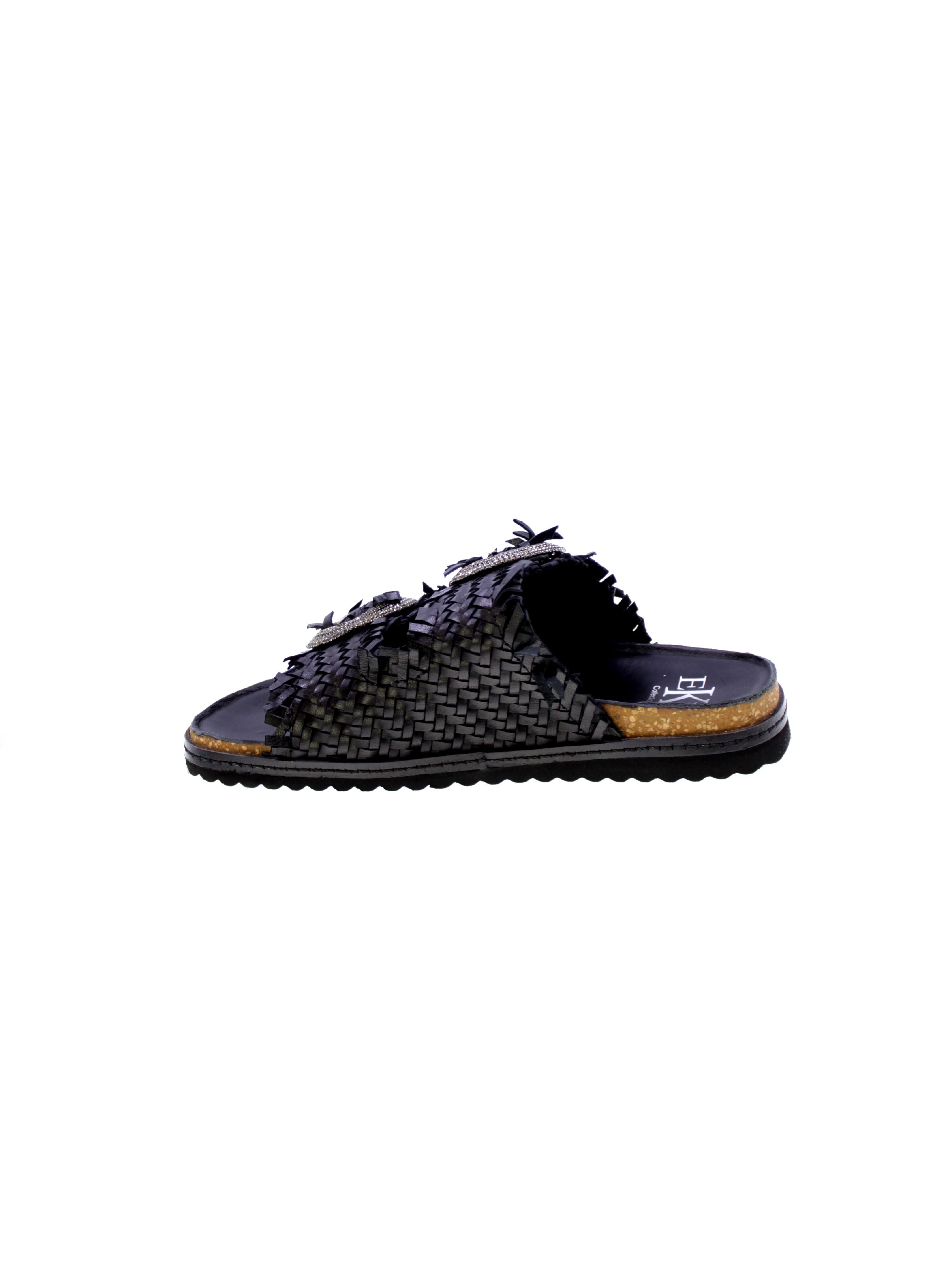 Ekp Sandalo Donna Nero 3446/welt