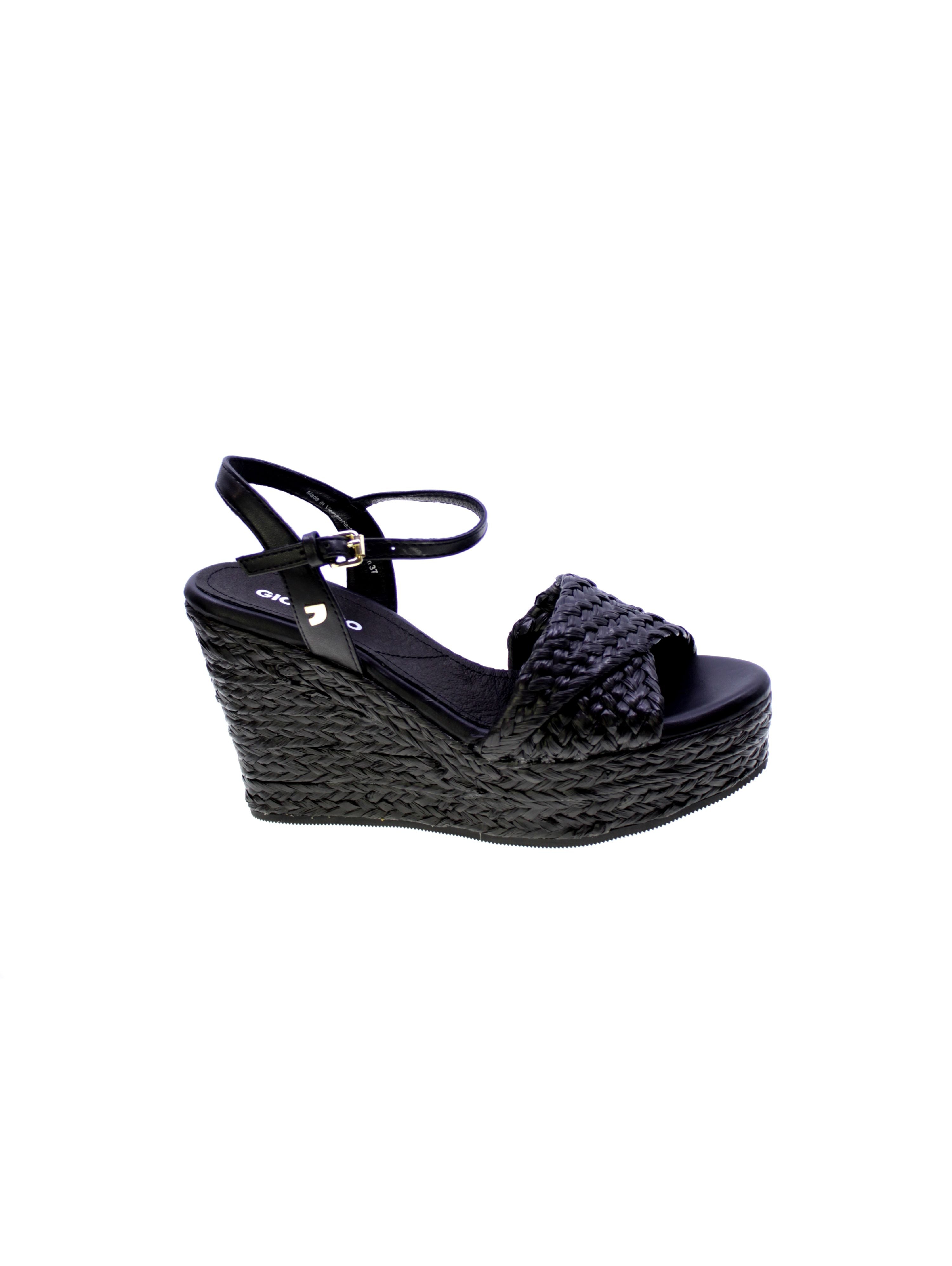 Gioseppo Sandalo Donna Nero Allkaj/71130