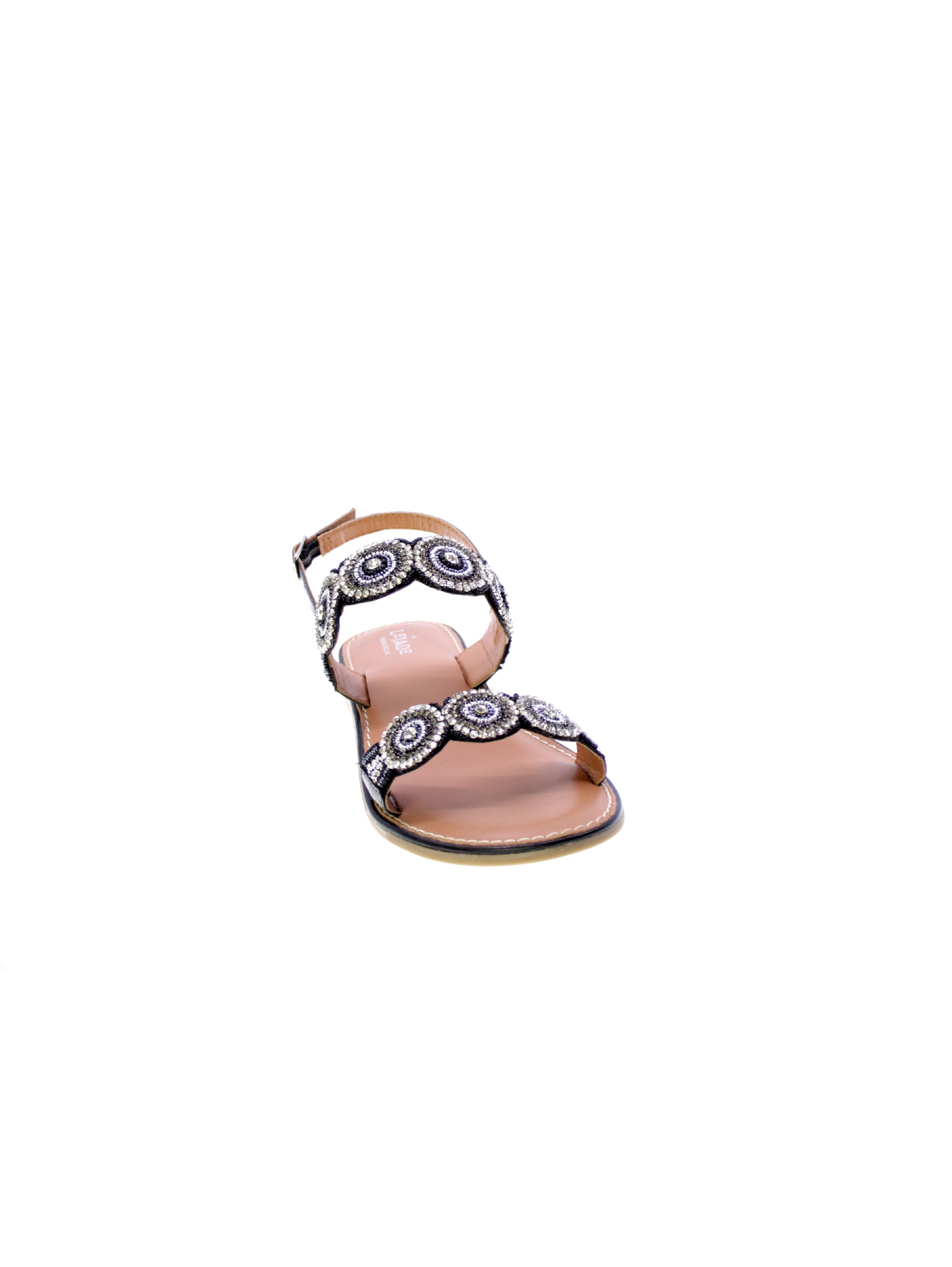 Lejade Sandalo Donna Nero 3414-gummy