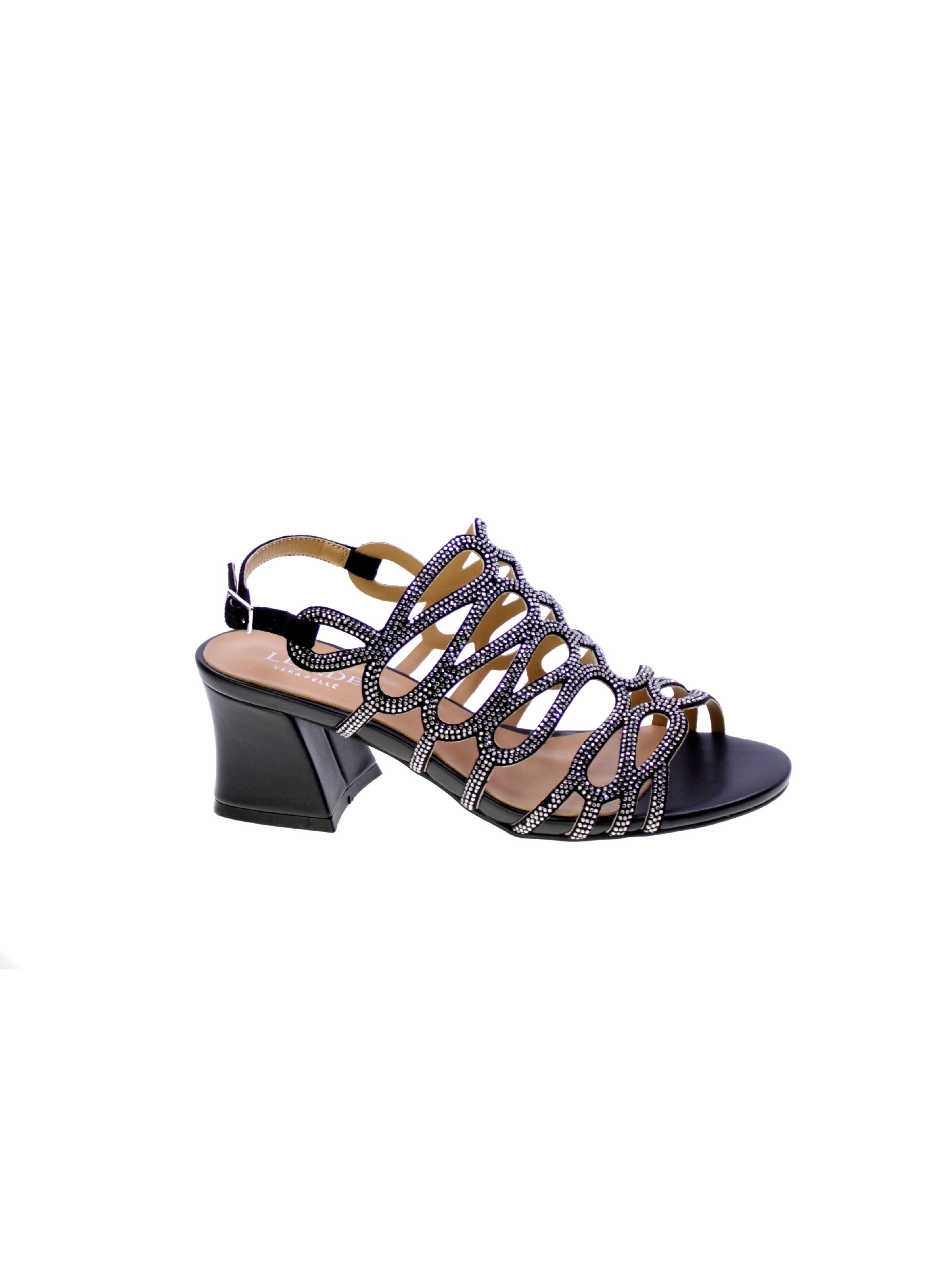 Lejade Sandalo Donna Nero 3377-demi
