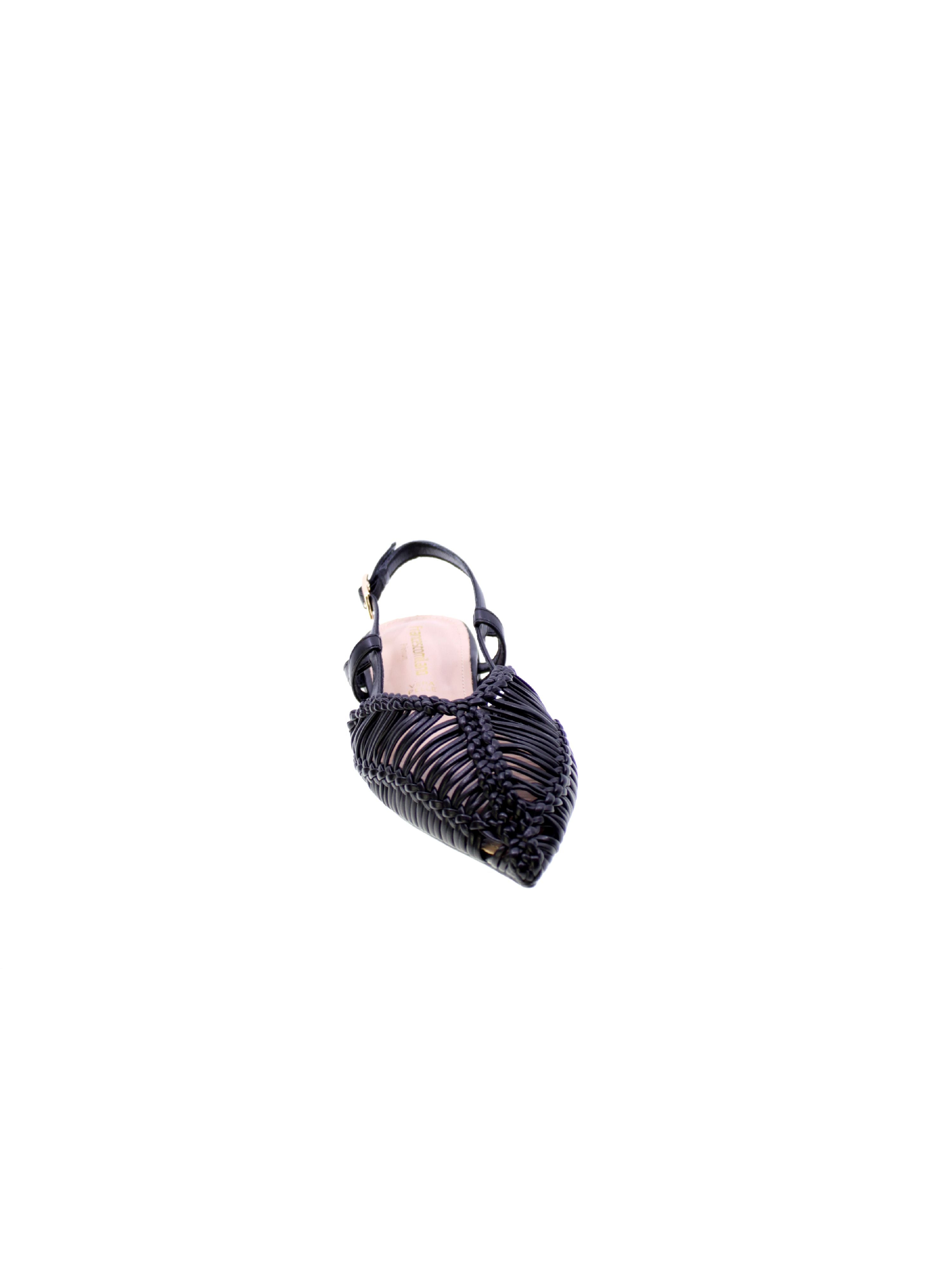 Francesco milano Sandalo Donna Nero E04-04p-ne