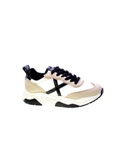 Munich Sneakers Donna Bianco/Beige Wave-105