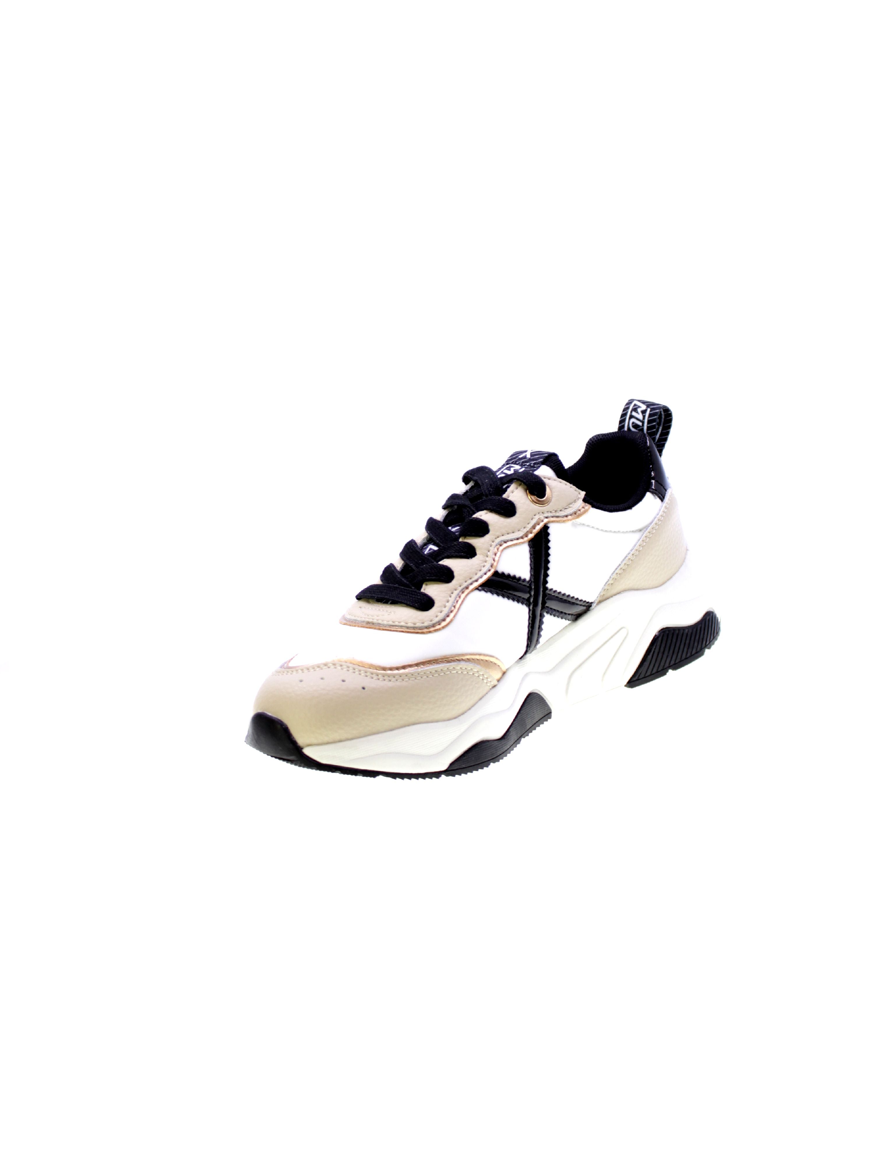 Munich Sneakers Donna Bianco/Beige Wave-105