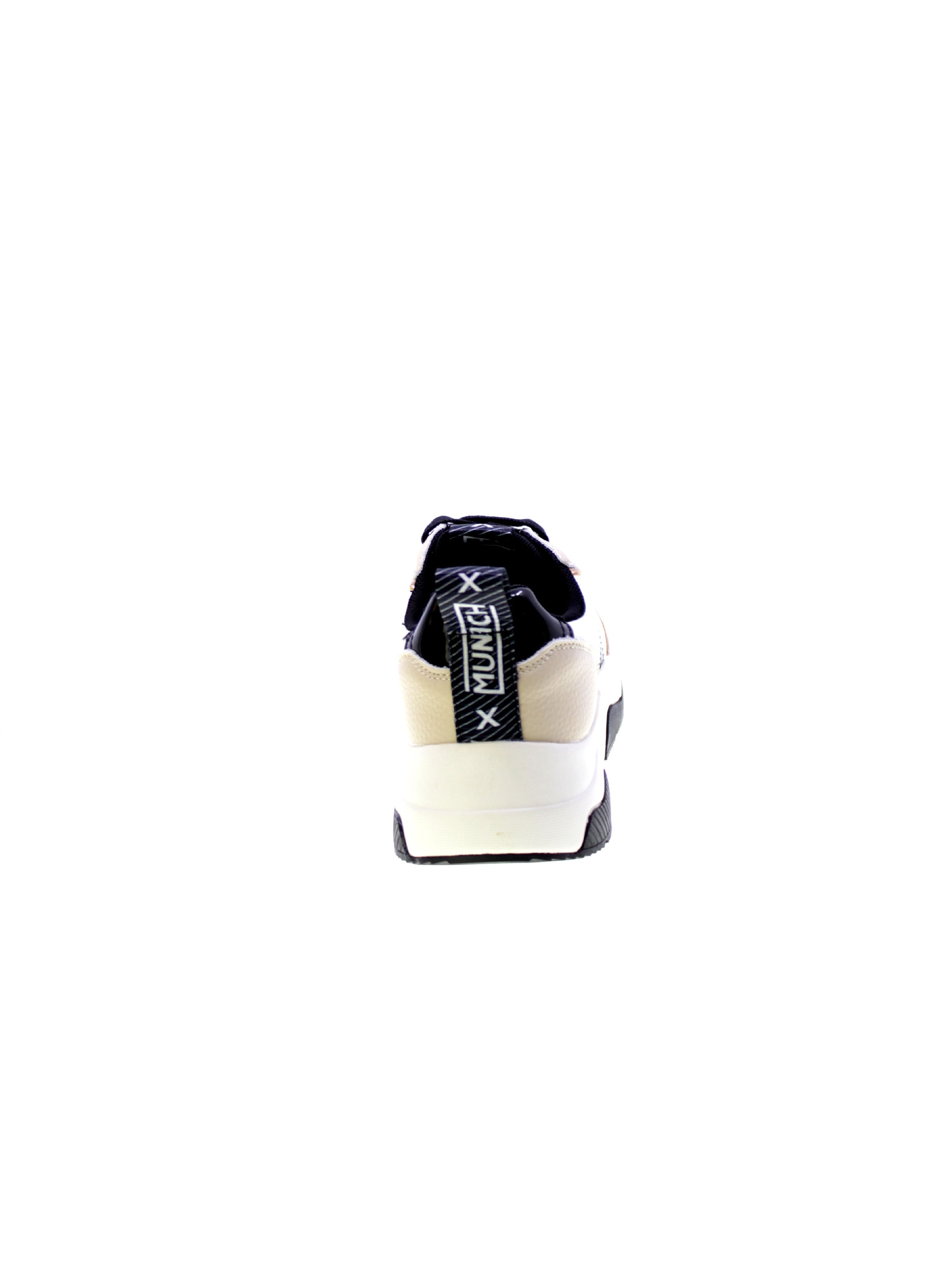 Munich Sneakers Donna Bianco/Beige Wave-105