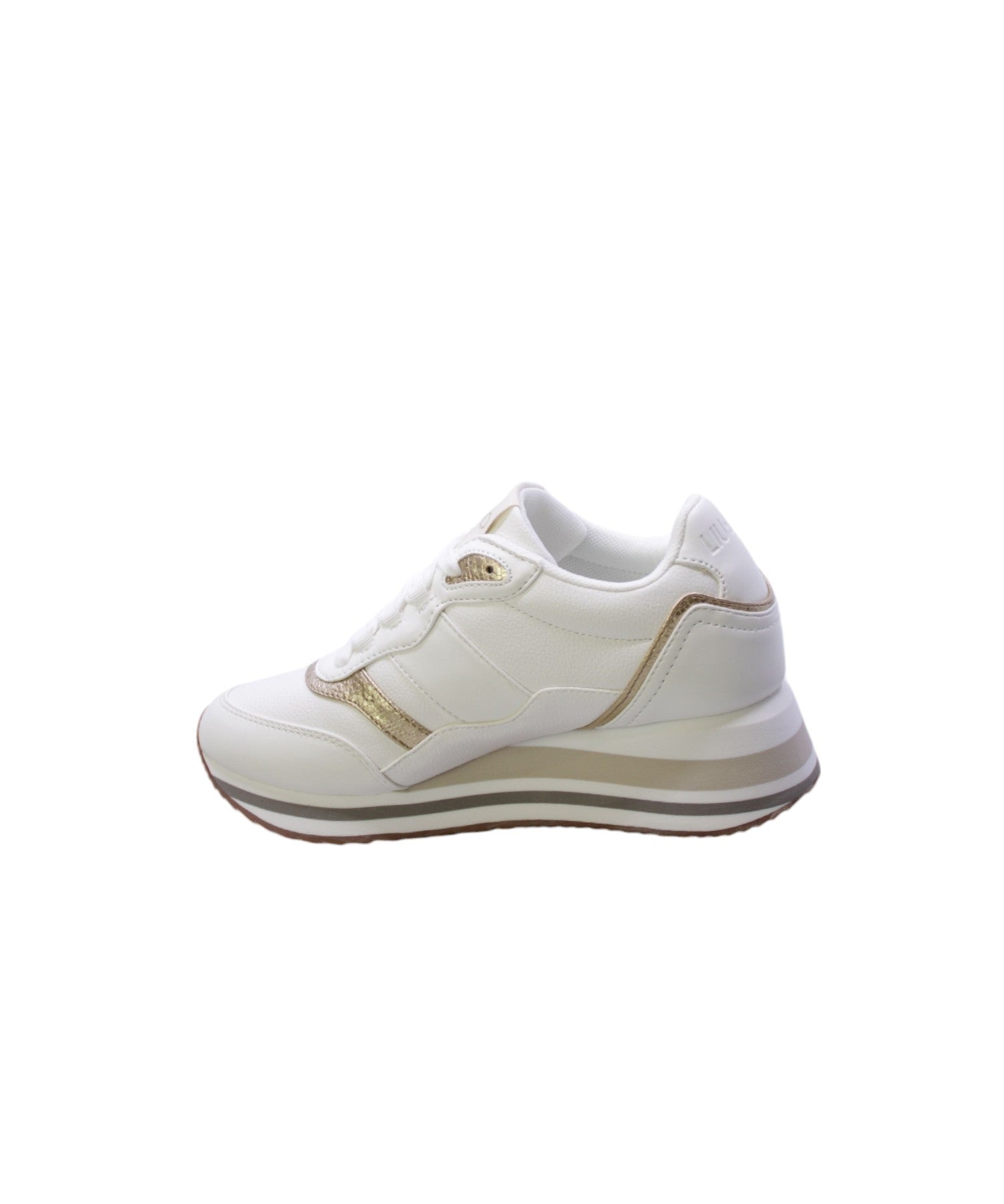 Liu jo Sneakers Donna Bianco/Oro Olivia 822 4f4727ex26903d05