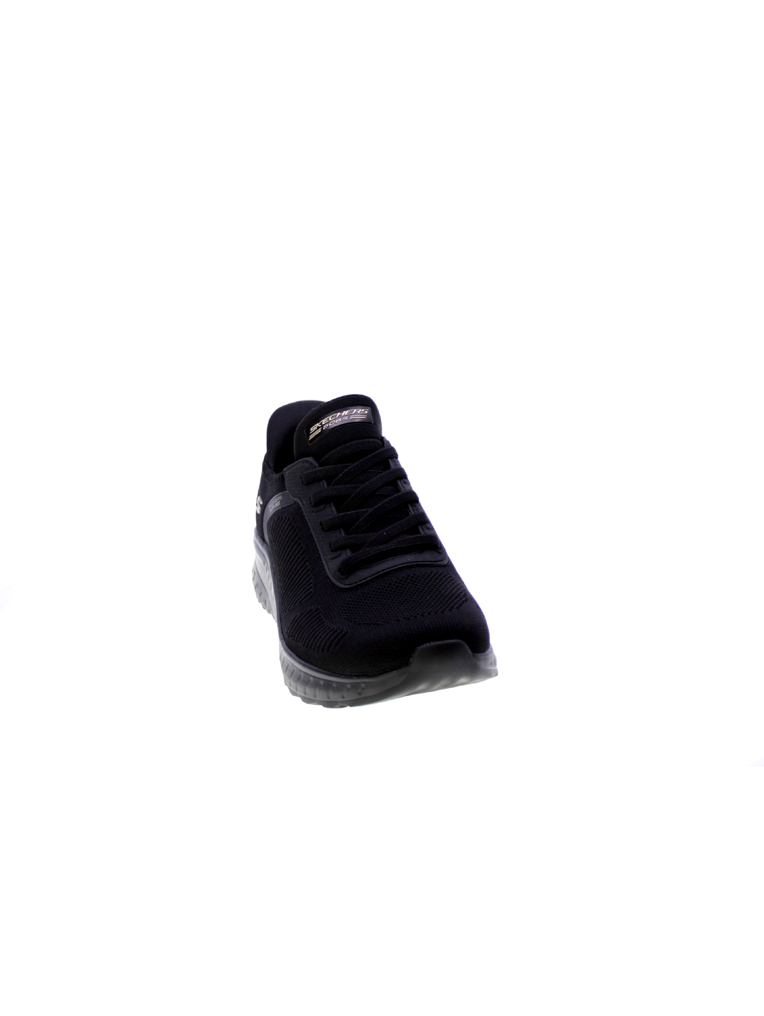 Skechers Sneakers Donna Nero Bobs Squad Chaos Current Muse 117497bbk