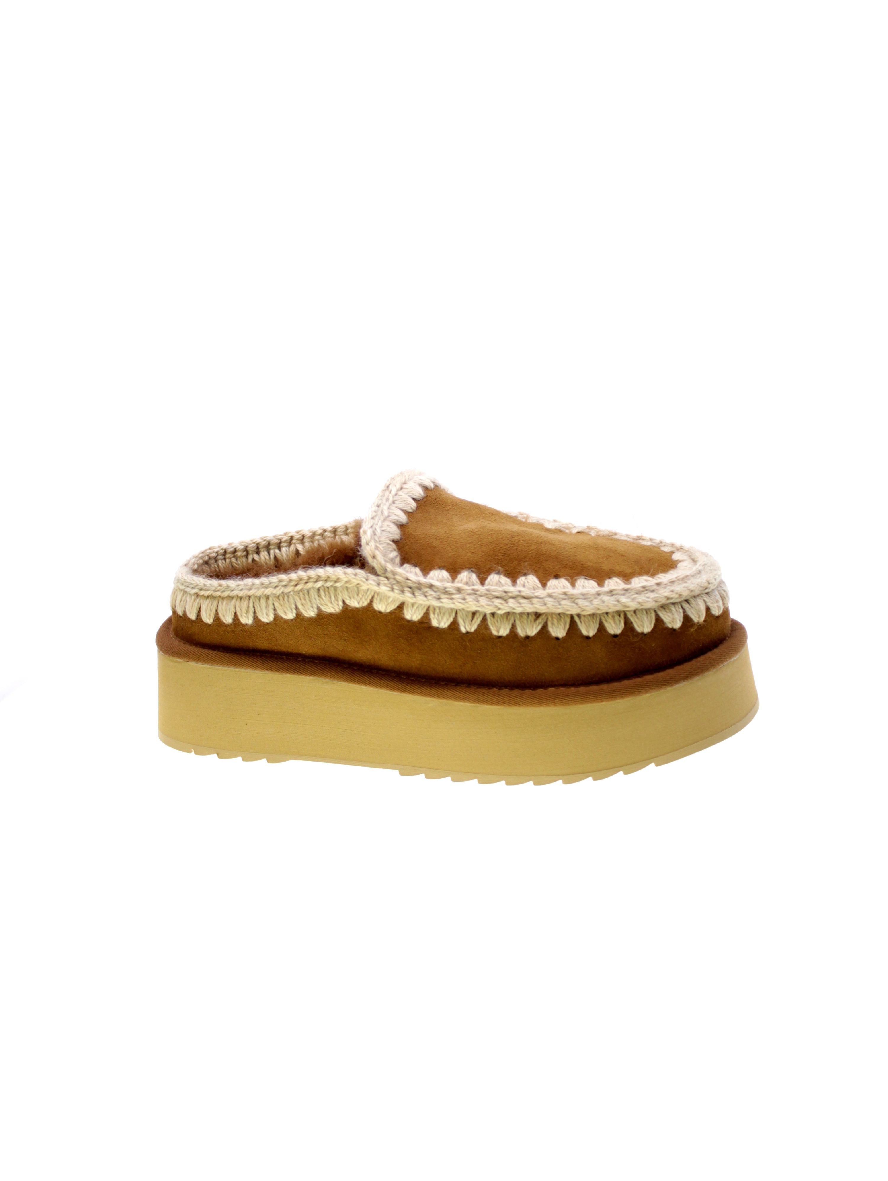 Mou Sabot Donna Marrone Clog Eskimo Platform Mufw681004a/cog