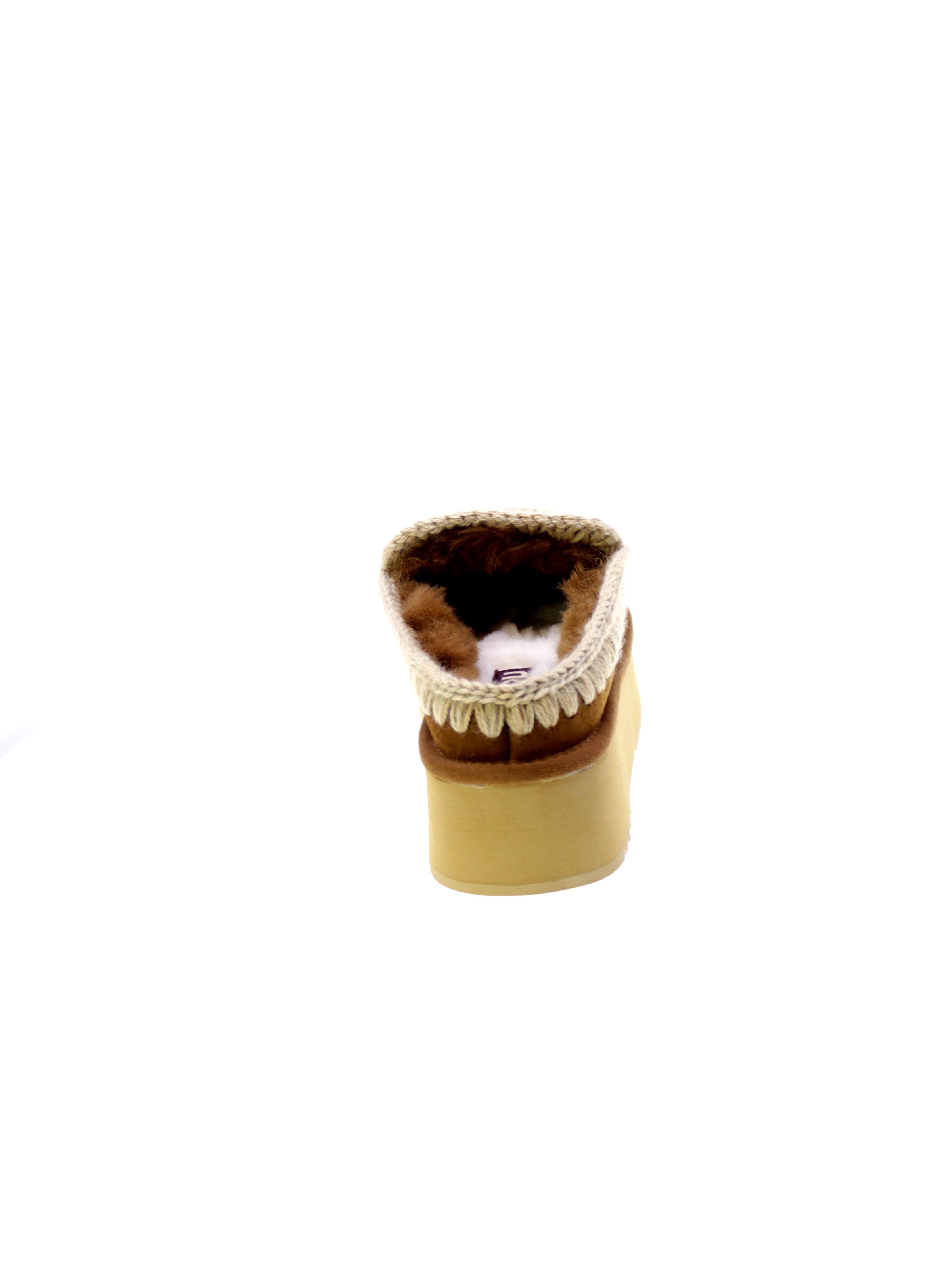 Mou Sabot Donna Marrone Clog Eskimo Platform Mufw681004a/cog