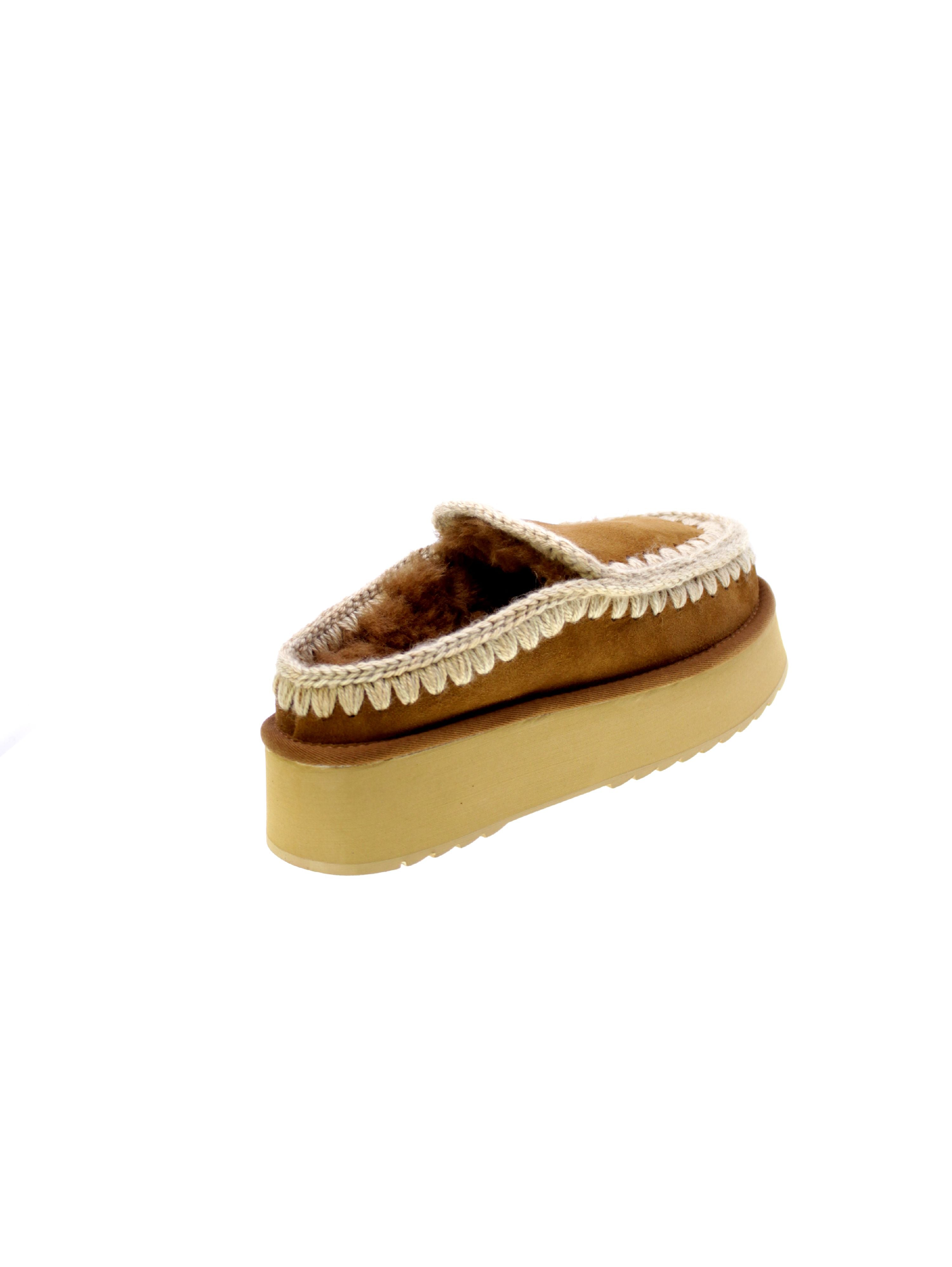 Mou Sabot Donna Marrone Clog Eskimo Platform Mufw681004a/cog