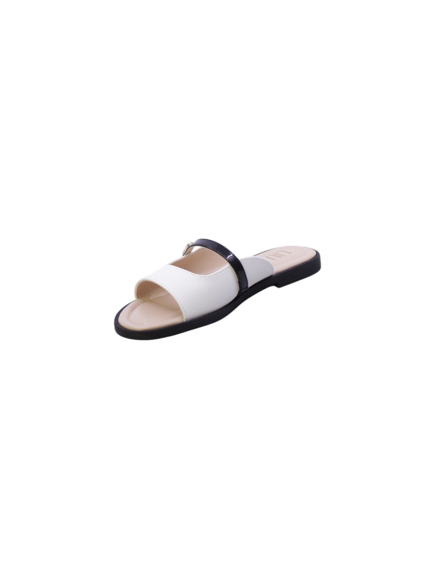 Liu jo Sandalo Mules Donna Bianco/Nero Amira 933 4a5735ex257s1005