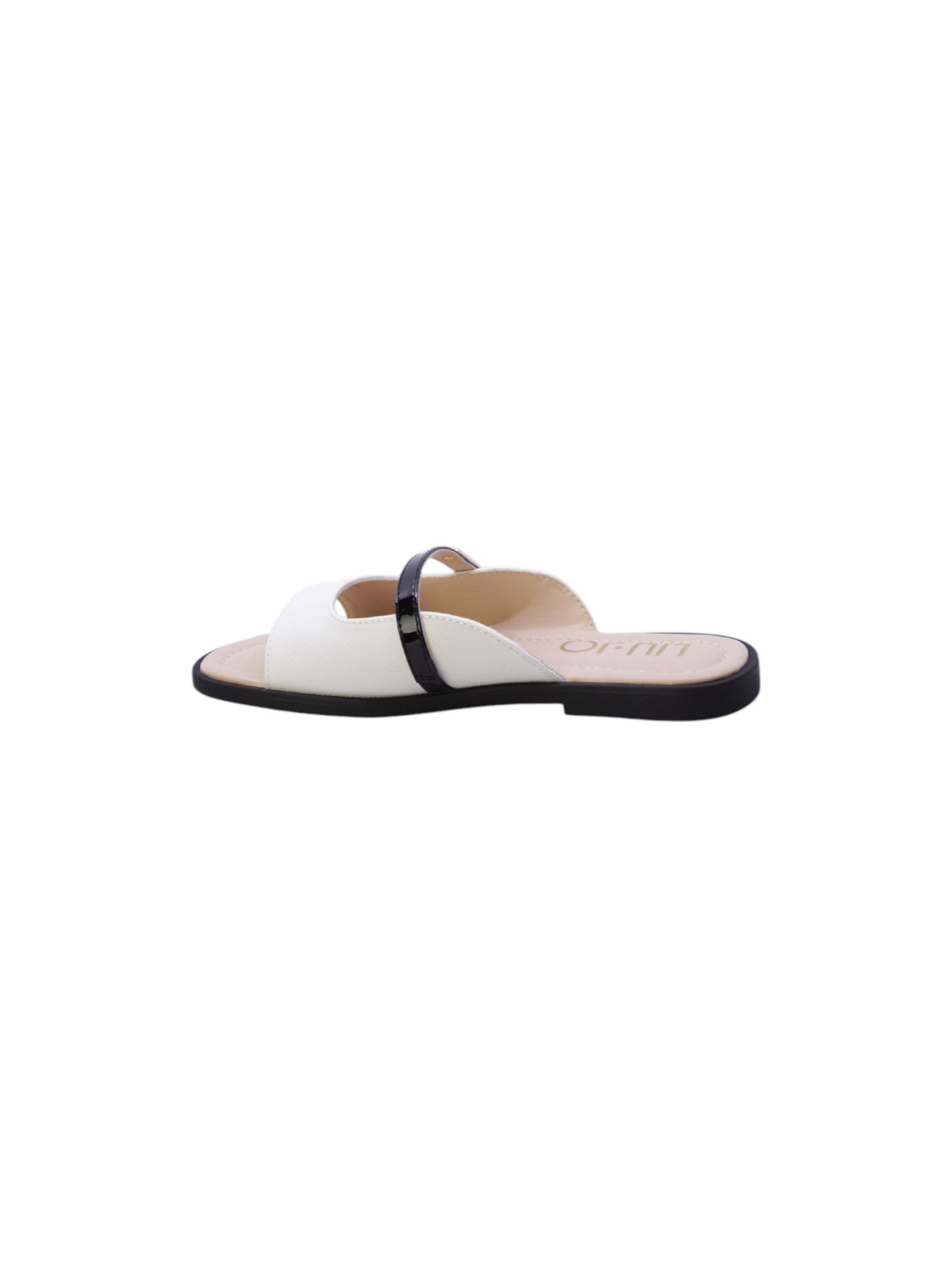 Liu jo Sandalo Mules Donna Bianco/Nero Amira 933 4a5735ex257s1005