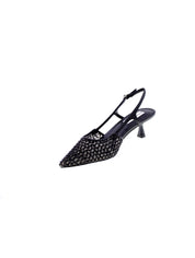Steve madden Decollete Tallone Aperto Strass Donna Nero Smslegaci-mr