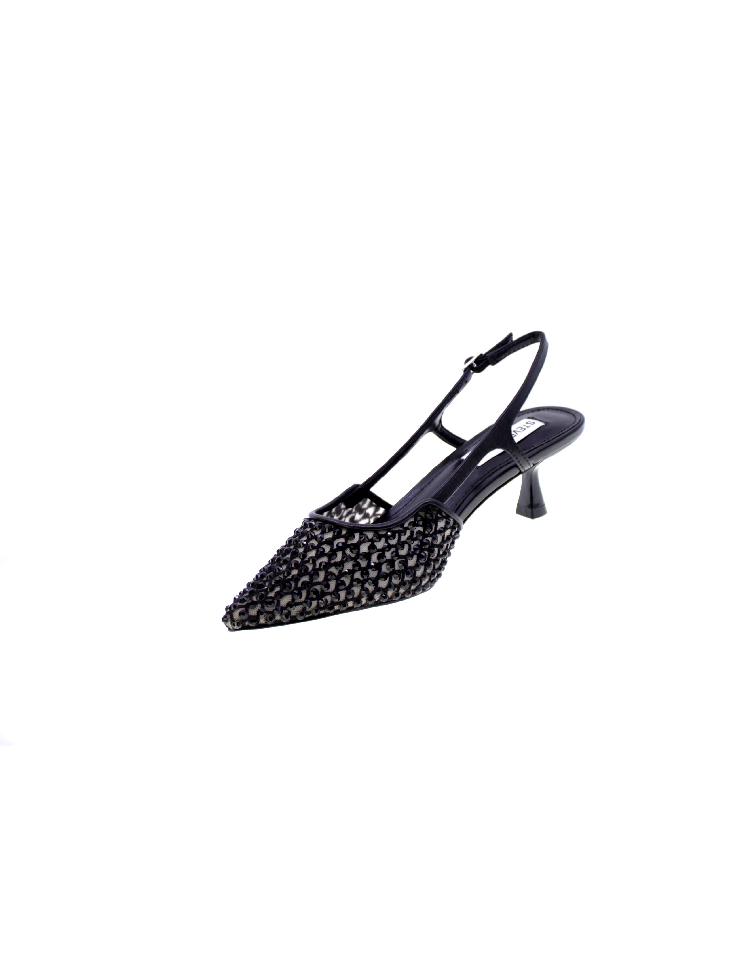 Steve madden Decollete Tallone Aperto Strass Donna Nero Smslegaci-mr