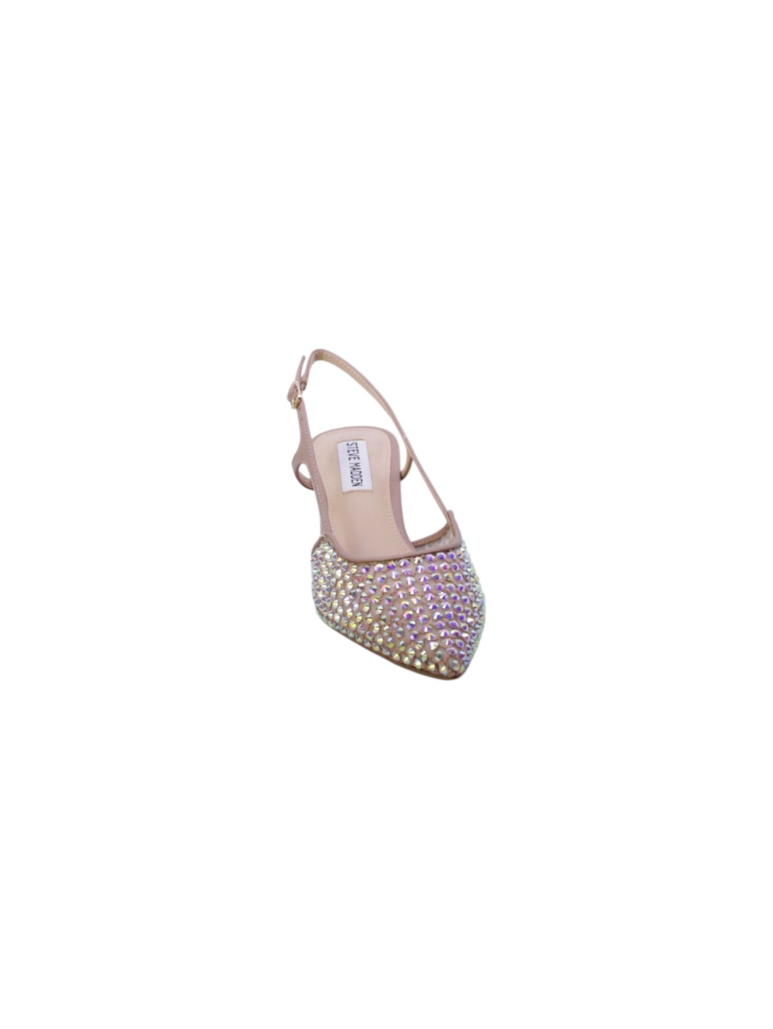Steve madden Decollete Tallone Aperto Strass Donna Nudo Smslegaci-mr