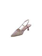 Steve madden Decollete Tallone Aperto Strass Donna Nudo Smslegaci-mr