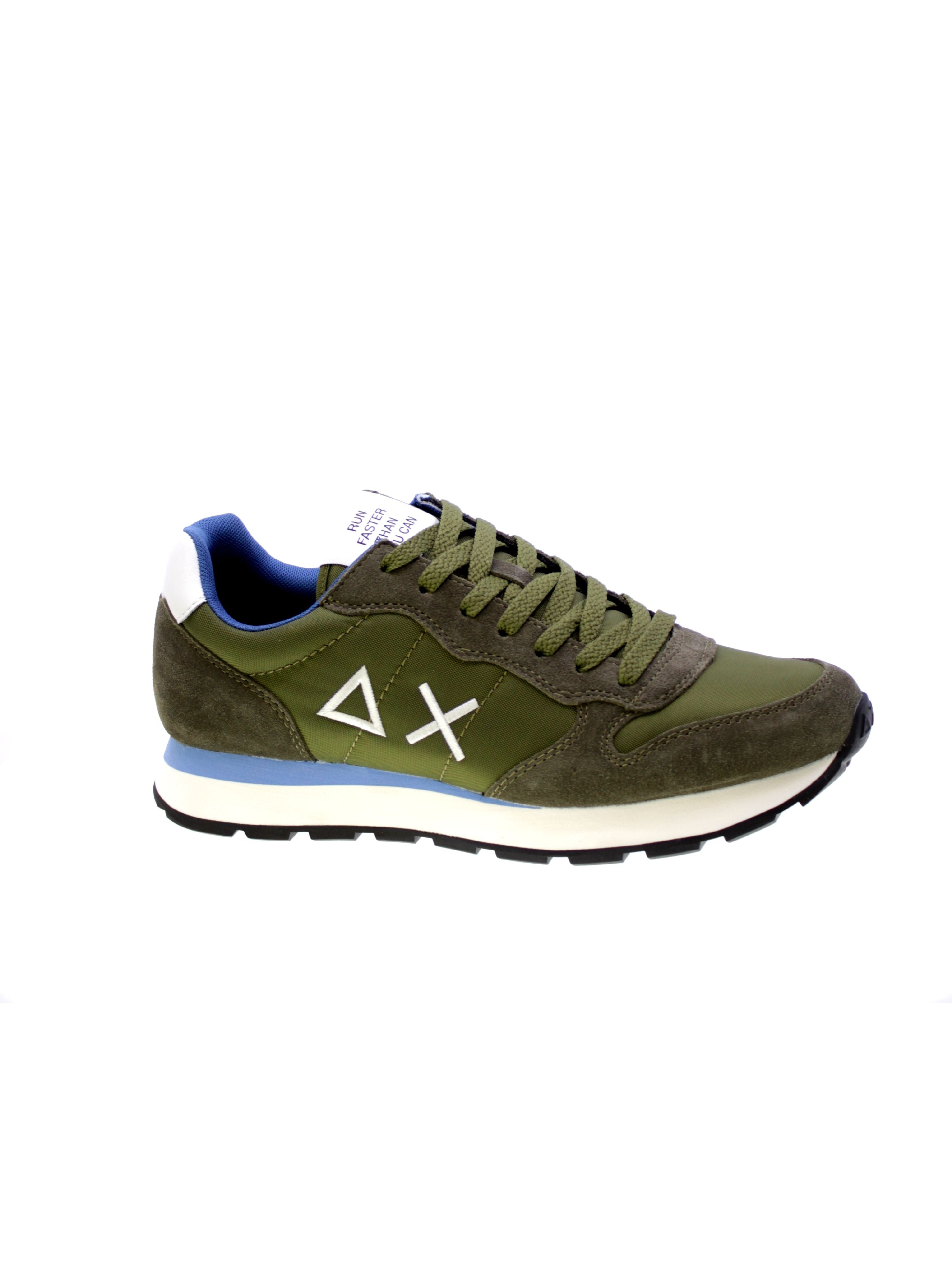 Sun68 Sneakers Uomo Verde militare Z35101 Tom Solid