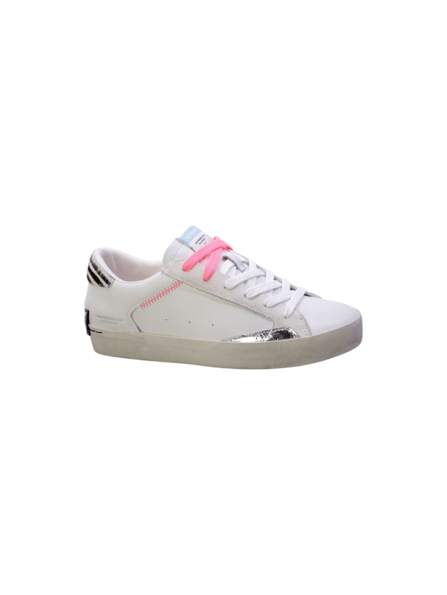 Crime london Sneakers Donna Bianco Distressed 20003pp7b