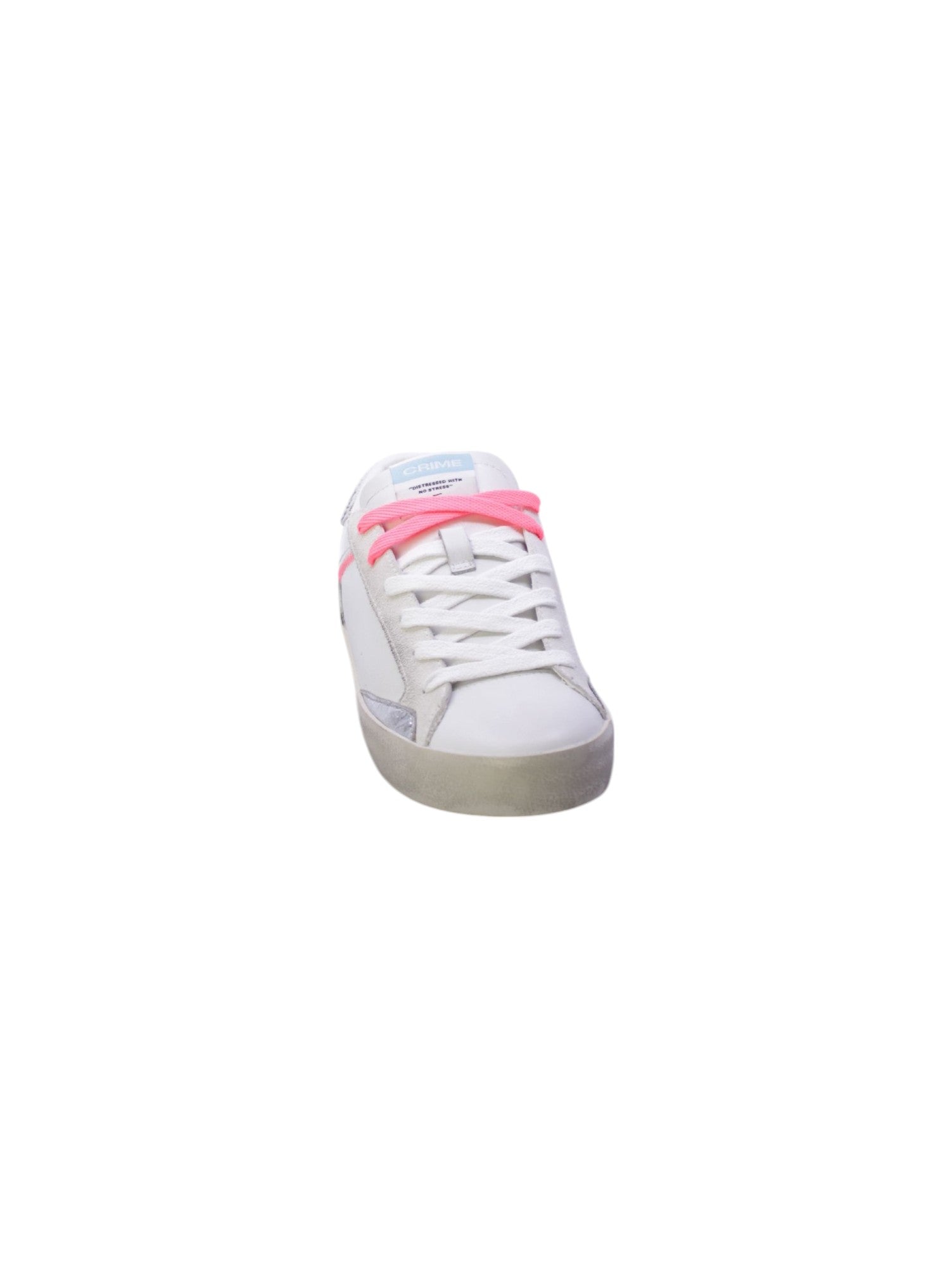 Crime london Sneakers Donna Bianco Distressed 20003pp7b