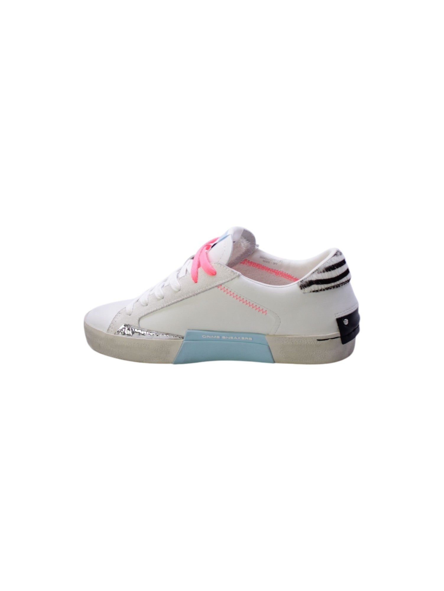 Crime london Sneakers Donna Bianco Distressed 20003pp7b