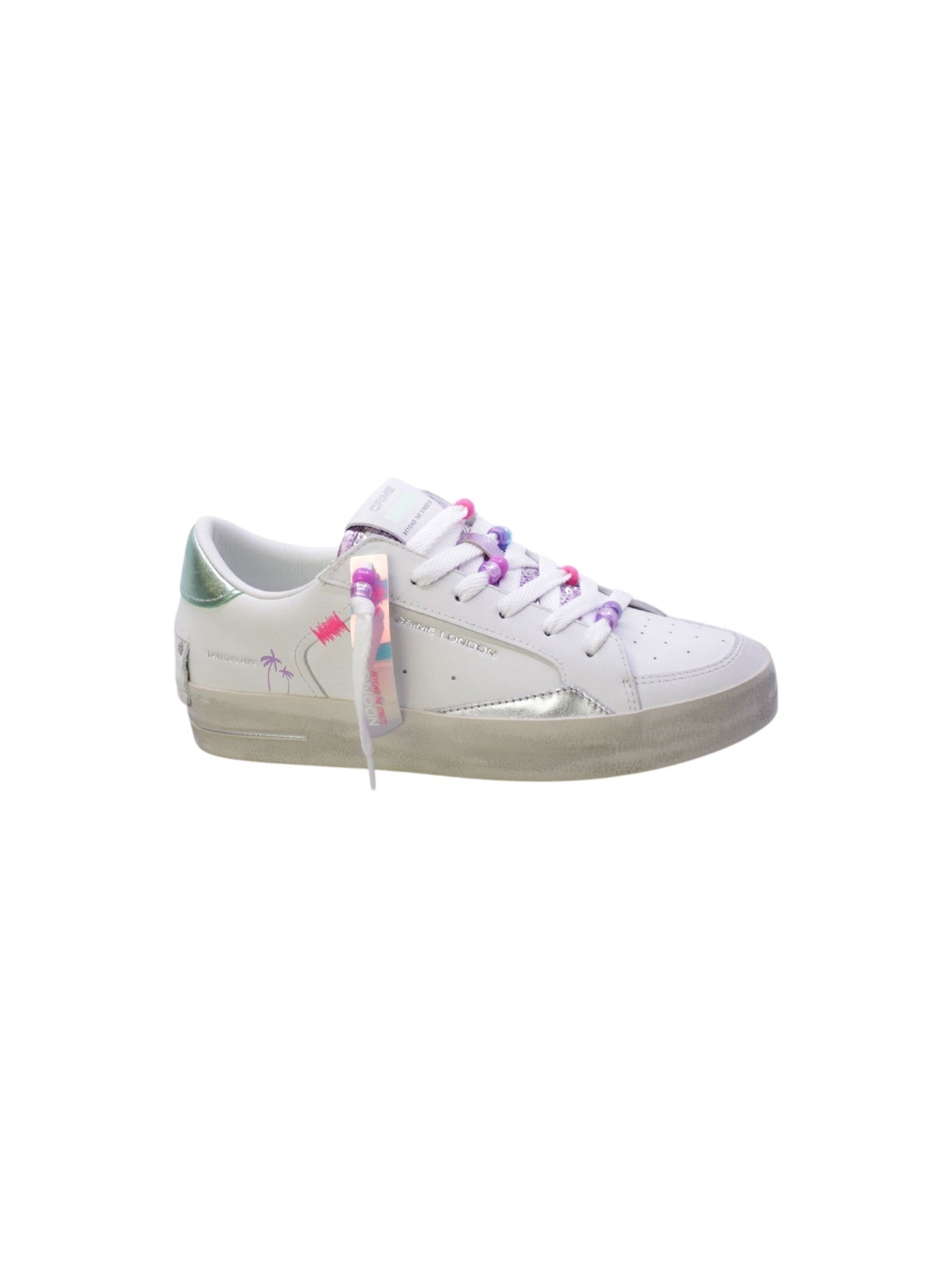 Crime london Sneakers Donna Bianco 20100pp7b Sk8 Deluxe
