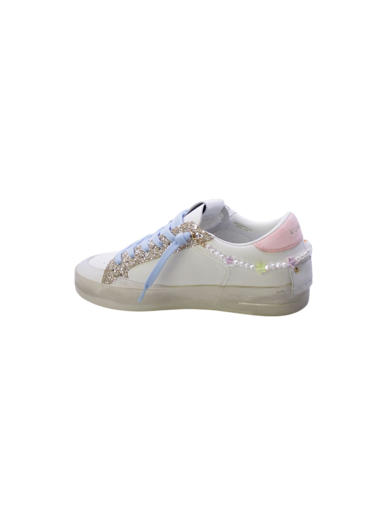 Crime london Sneakers Donna Bianco/Oro Sk8 Deluxe 20103pp7b