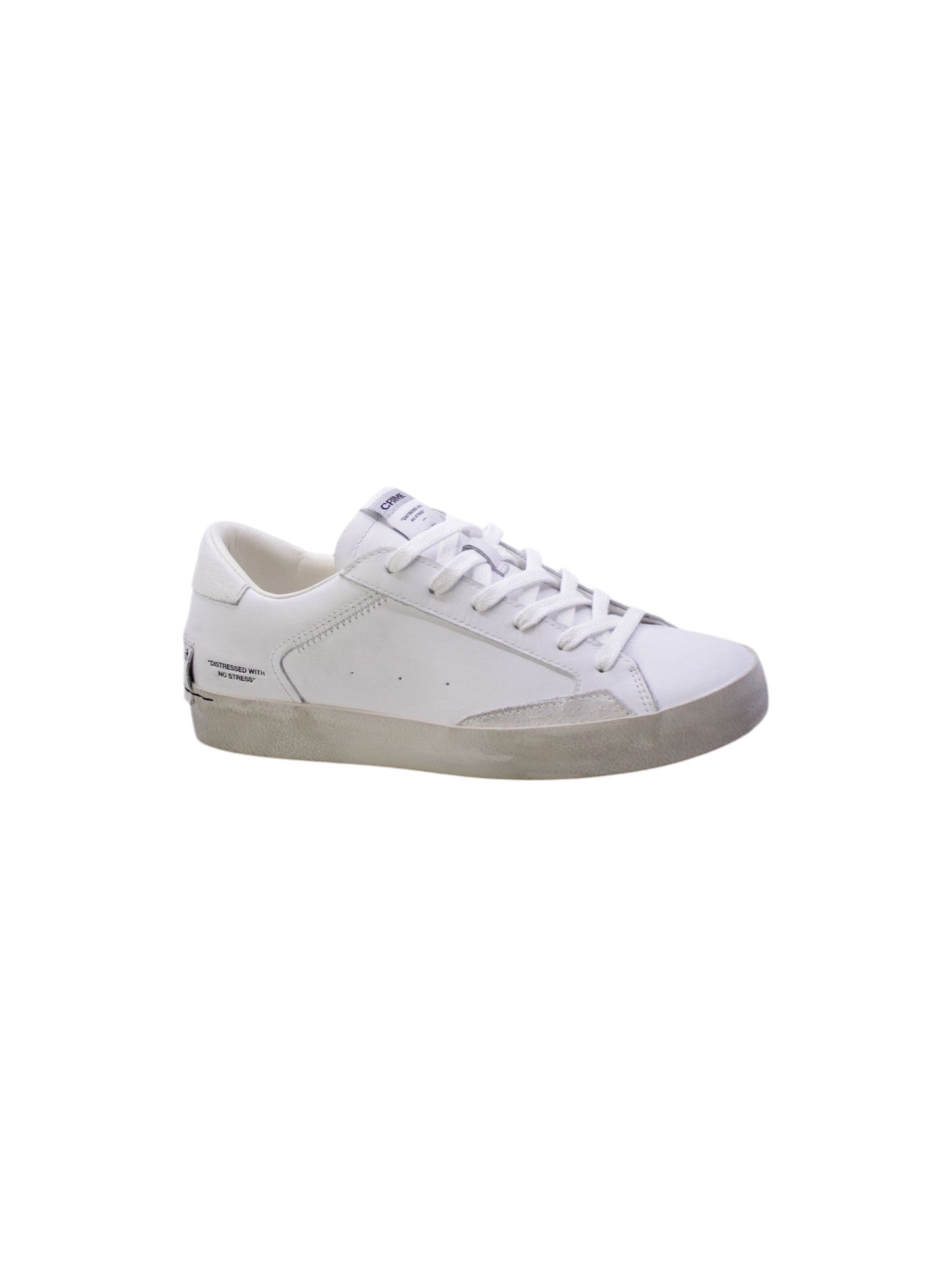 Crime london Sneakers Donna Bianco Distressed 26019pp5b