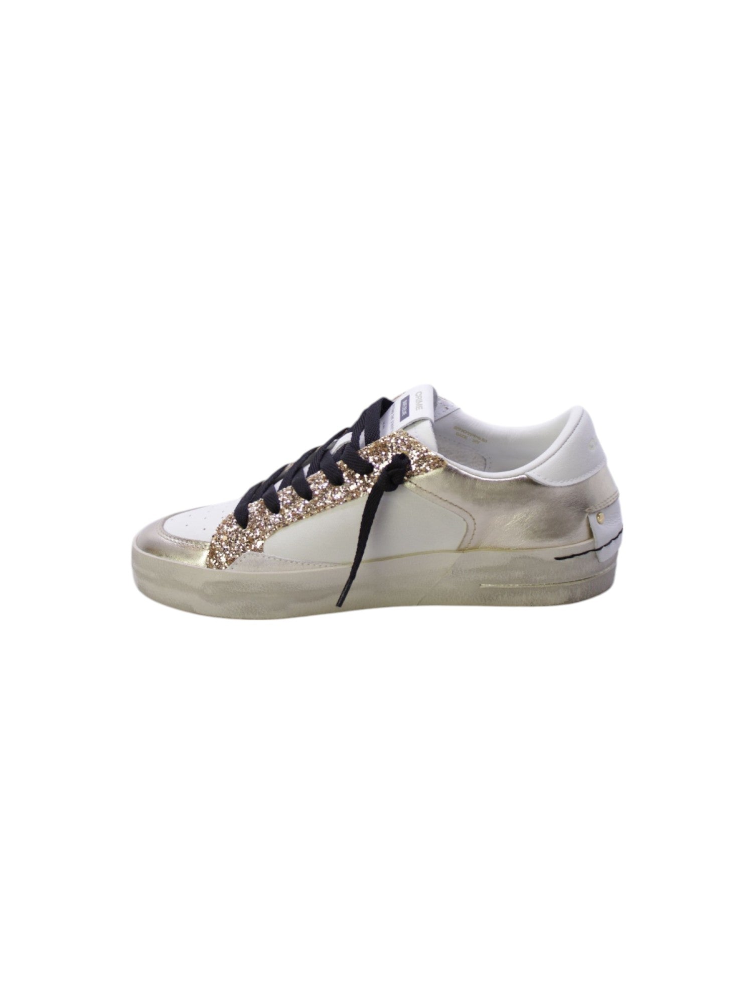 Crime london Sneakers Donna Bianco/Oro Sk8 Deluxe 27107pp6b