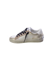 Crime london Sneakers Donna Bianco/Oro Sk8 Deluxe 27107pp6b
