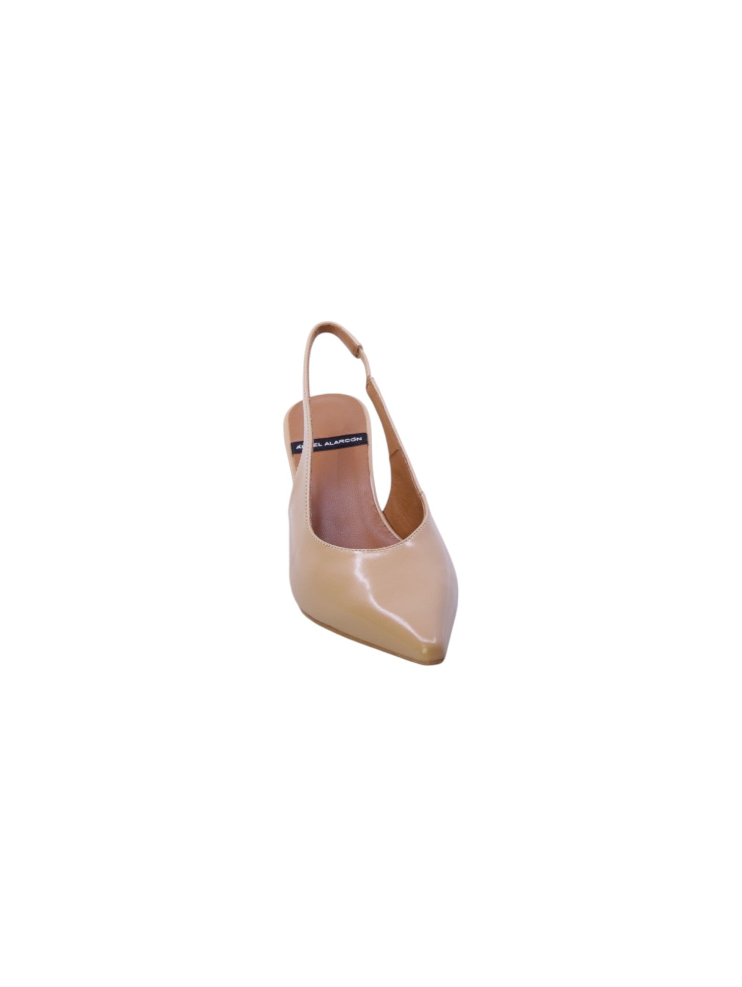Angel alarcon Decollete Tallone Aperto Donna Beige 25066 Violette