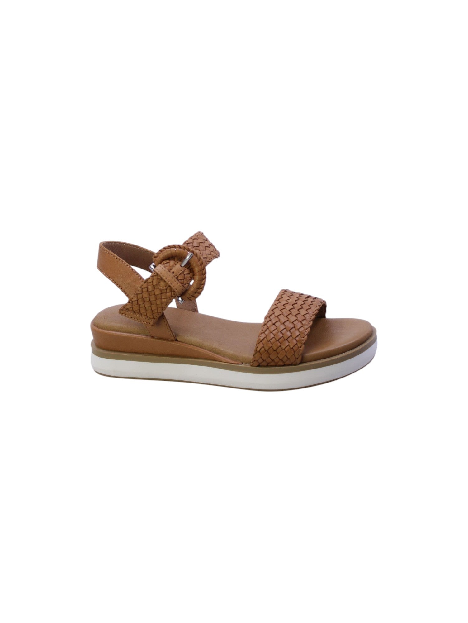 Inuovo Sandalo Fascia Intrecciata Donna Cuoio 113031/25