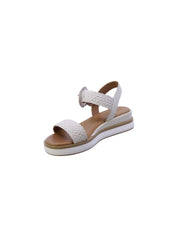 Inuovo Sandalo Fascia Intrecciata Donna Avorio 113031/25