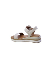 Inuovo Sandalo Fascia Intrecciata Donna Avorio 113031/25