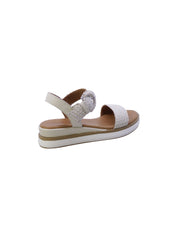 Inuovo Sandalo Fascia Intrecciata Donna Avorio 113031/25
