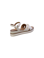 Inuovo Sandalo Fasce Incrociate Donna Avorio 113126