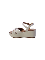 Inuovo Sandalo Fasce Incrociate Donna Avorio/Crema 123127