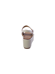 Inuovo Sandalo Fasce Incrociate Donna Avorio/Crema 123127