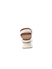 Inuovo Sandalo Fascia Intrecciata Donna Avorio A98021