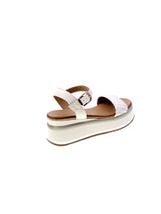 Inuovo Sandalo Fascia Intrecciata Donna Avorio A98021