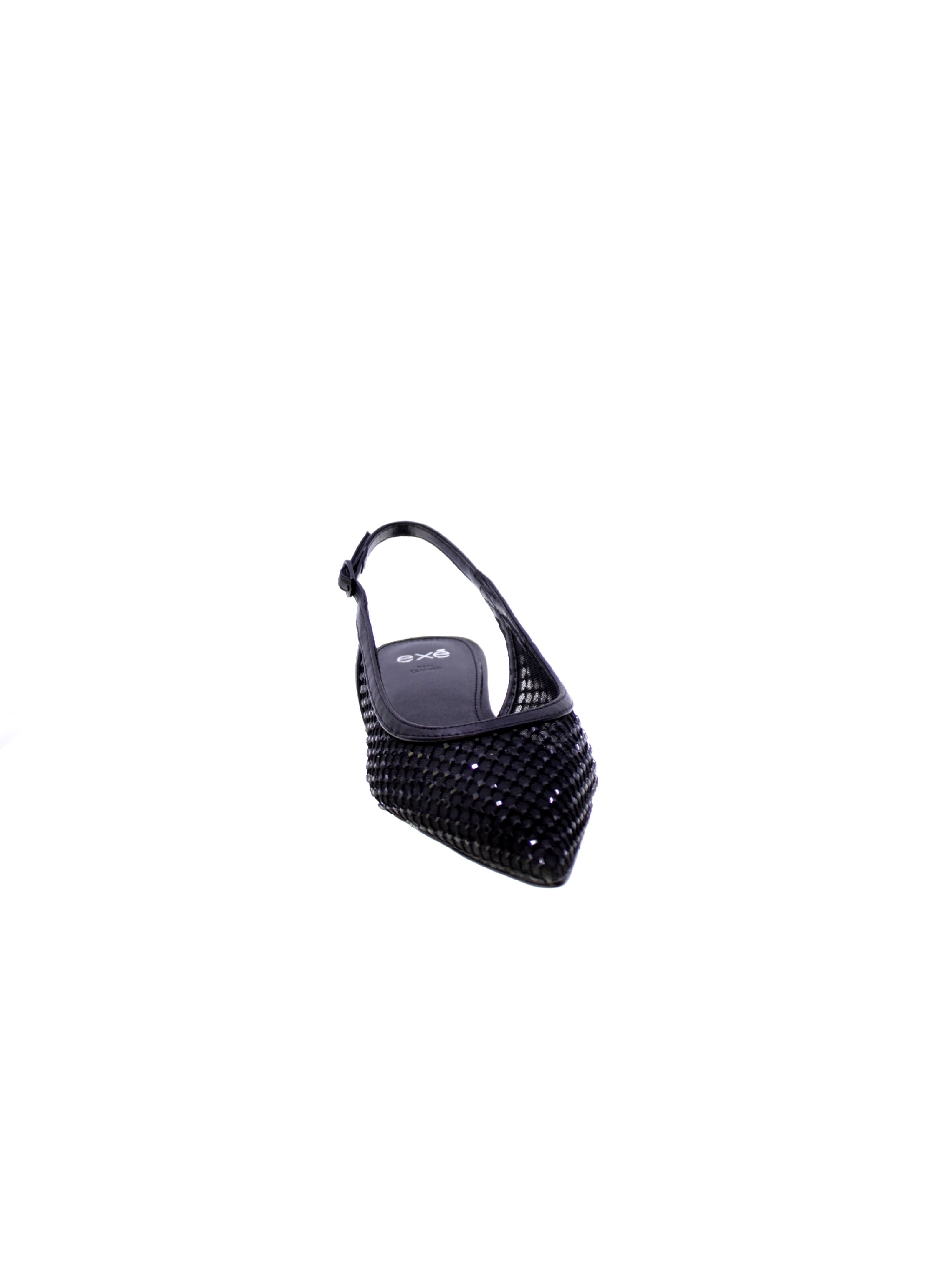 Exe Decollete Basso Tallone Aperto Donna Nero Miami-222