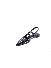 Exe Decollete Basso Borchie Tallone Aperto Donna Nero 13060-135
