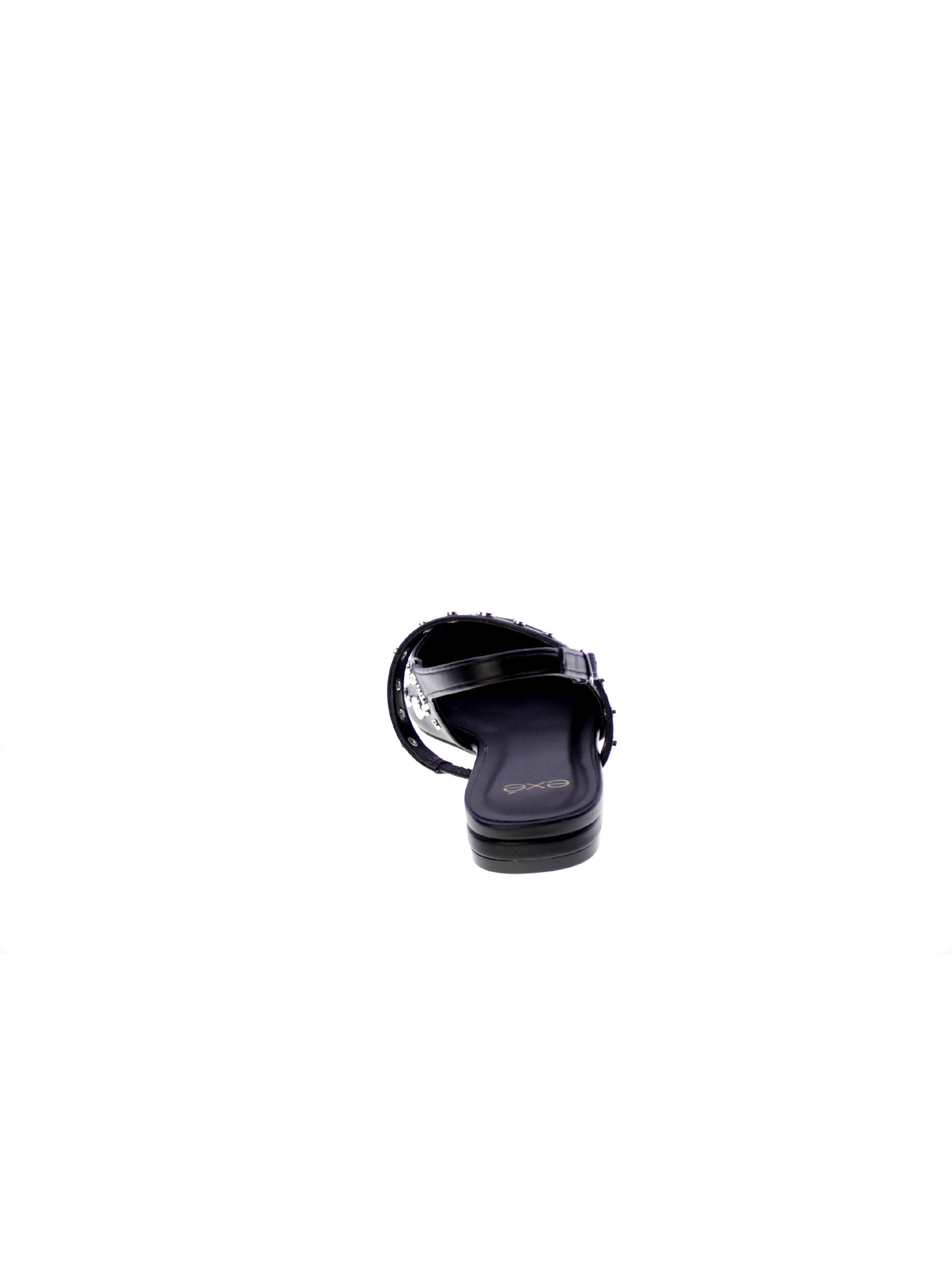 Exe Decollete Basso Borchie Tallone Aperto Donna Nero 13060-135