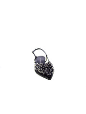 Tsakiris mallas Decollete Basso Tallone Aperto Donna Nero Zenia-548
