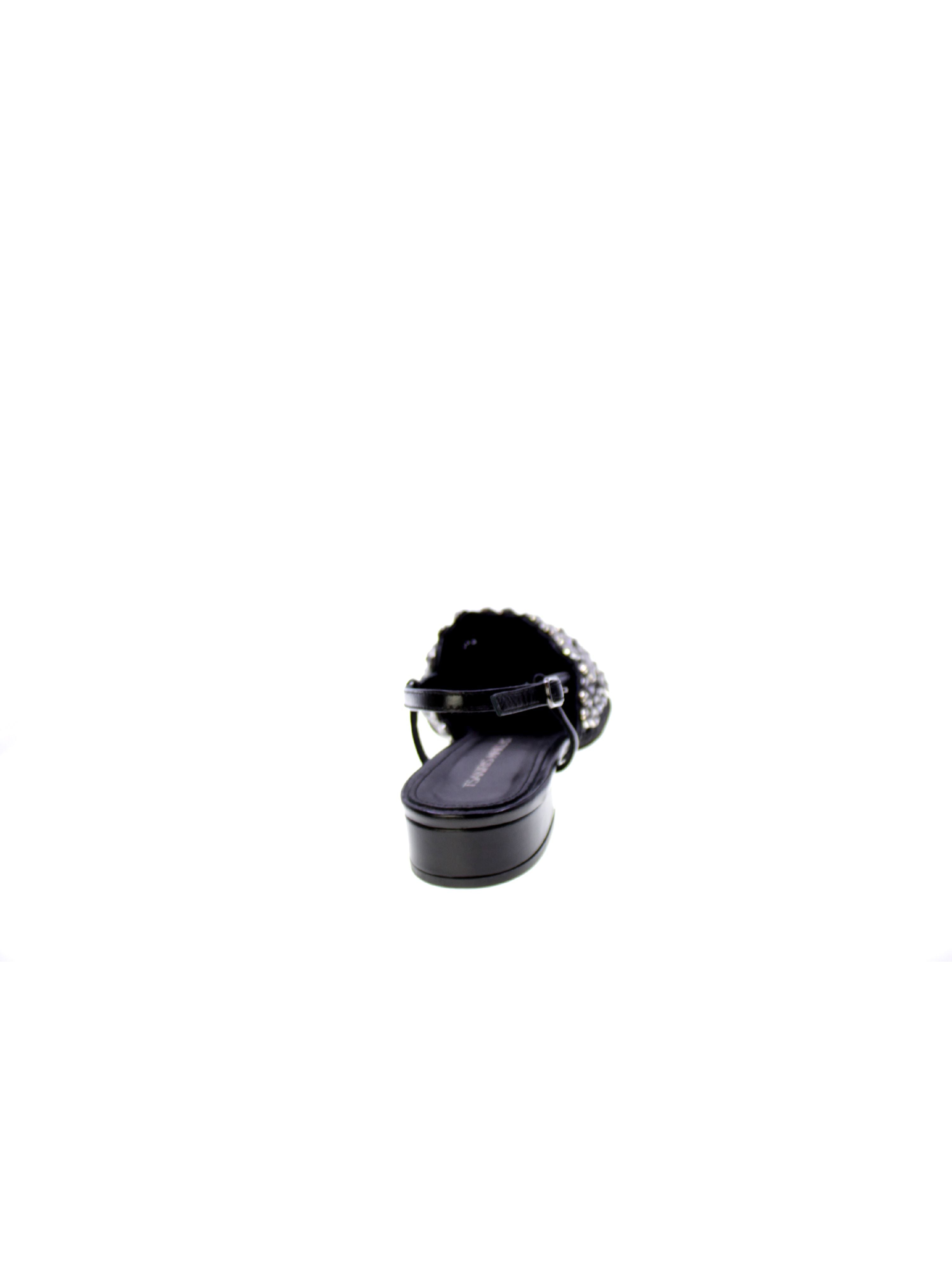 Tsakiris mallas Decollete Basso Tallone Aperto Donna Nero Zenia-548