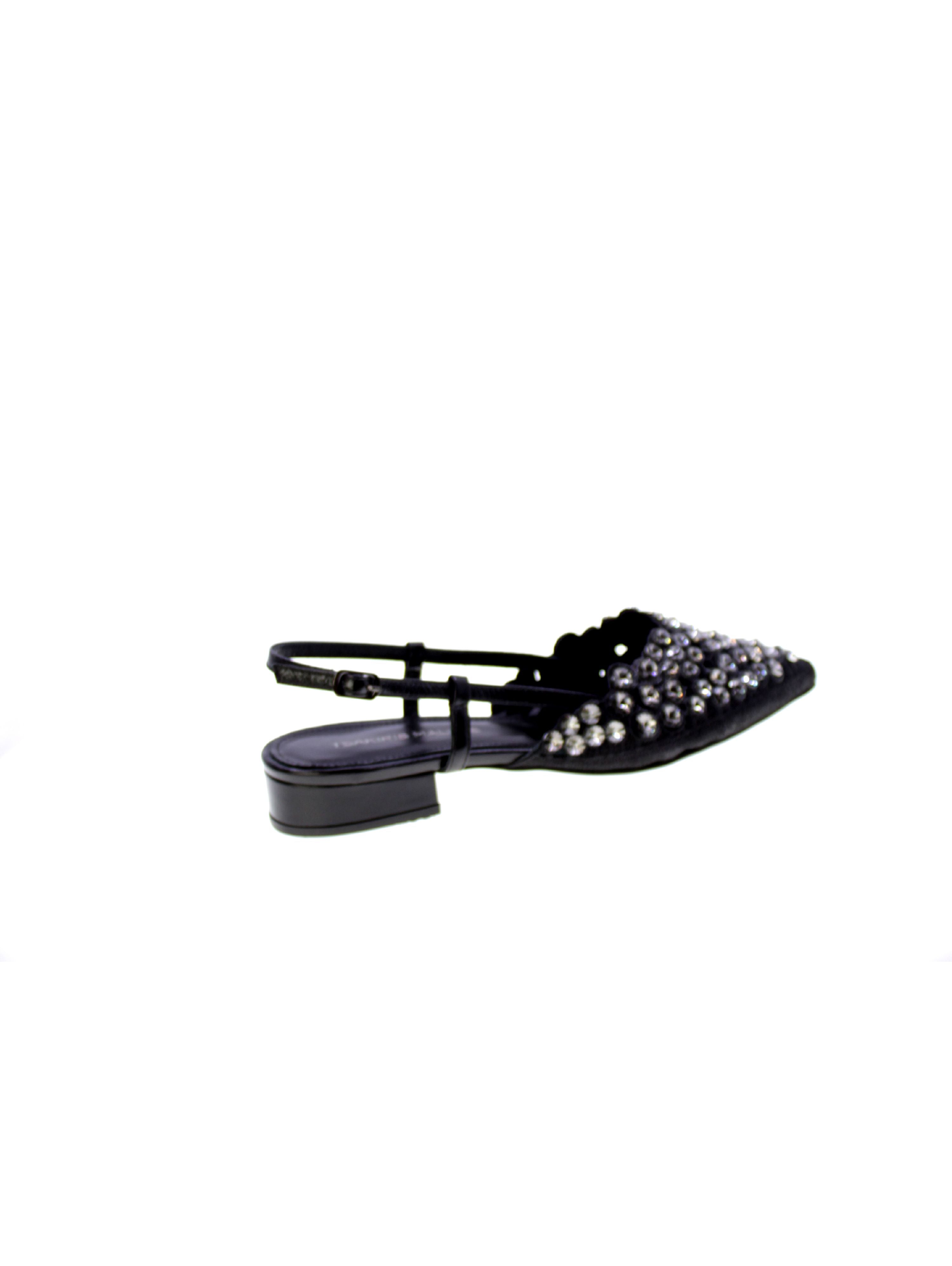 Tsakiris mallas Decollete Basso Tallone Aperto Donna Nero Zenia-548