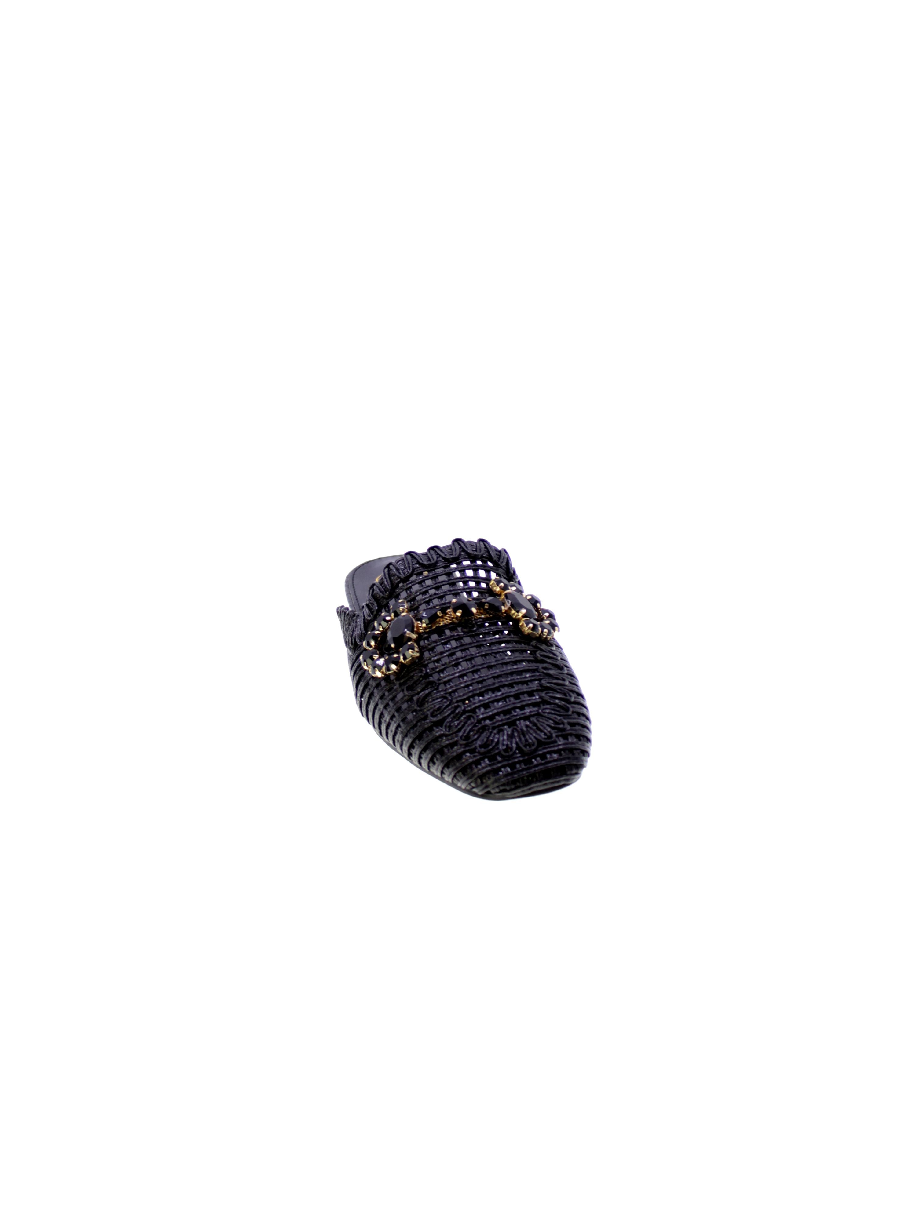 Exe Sandalo Sabot Basso Donna Nero 23008-a1