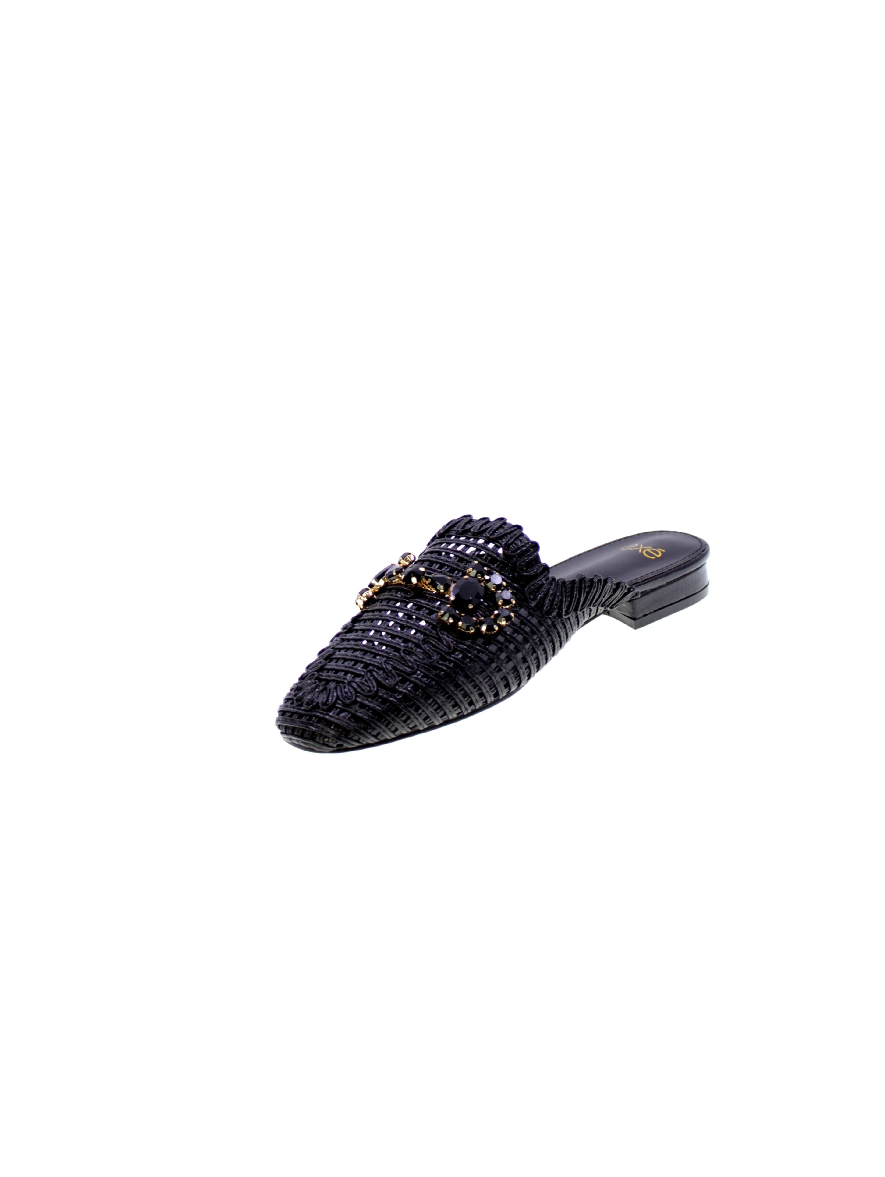 Exe Sandalo Sabot Basso Donna Nero 23008-a1