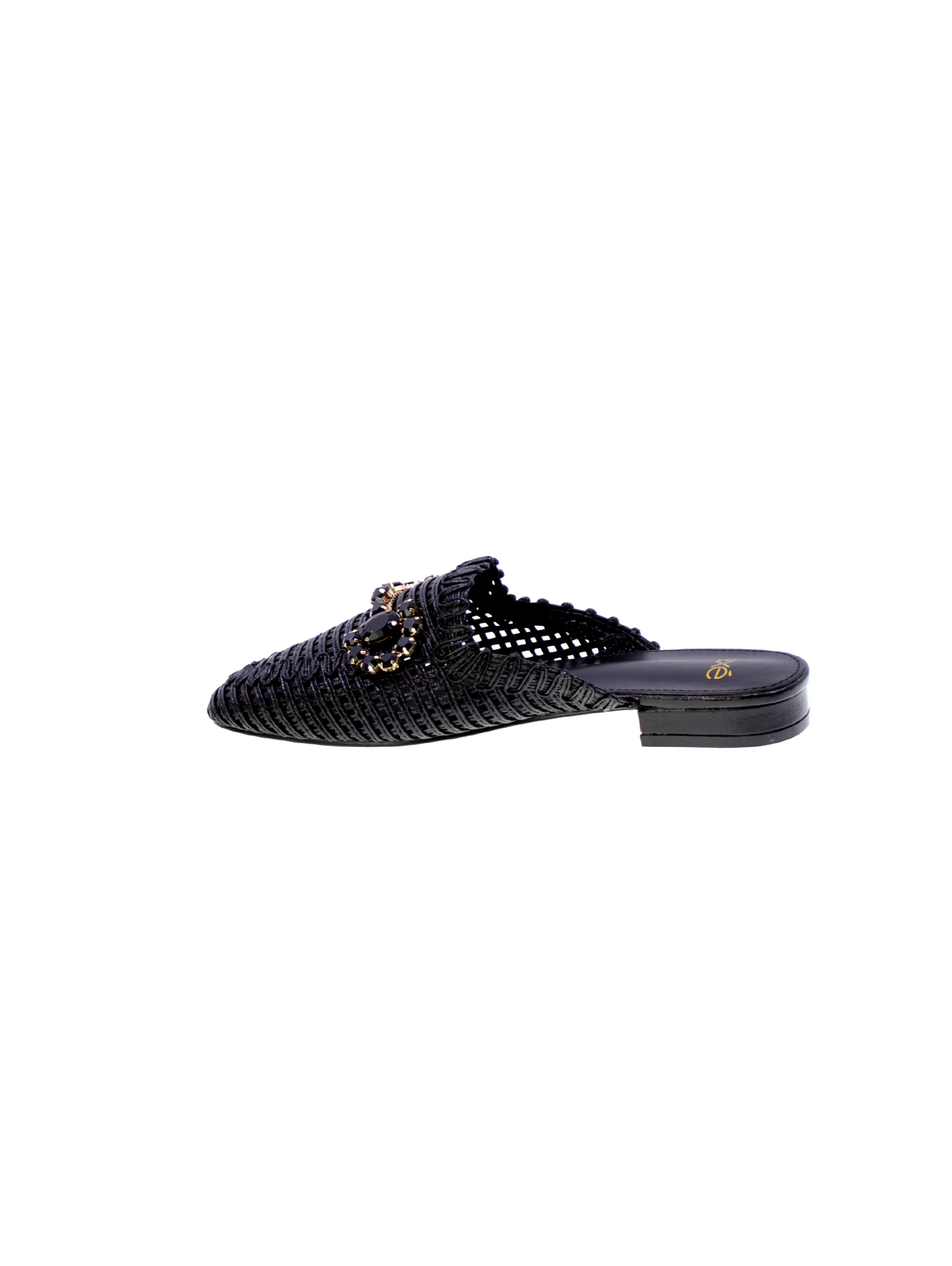 Exe Sandalo Sabot Basso Donna Nero 23008-a1
