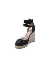 Exe Sandalo Espadrillas Donna Nero Om627-l6ch